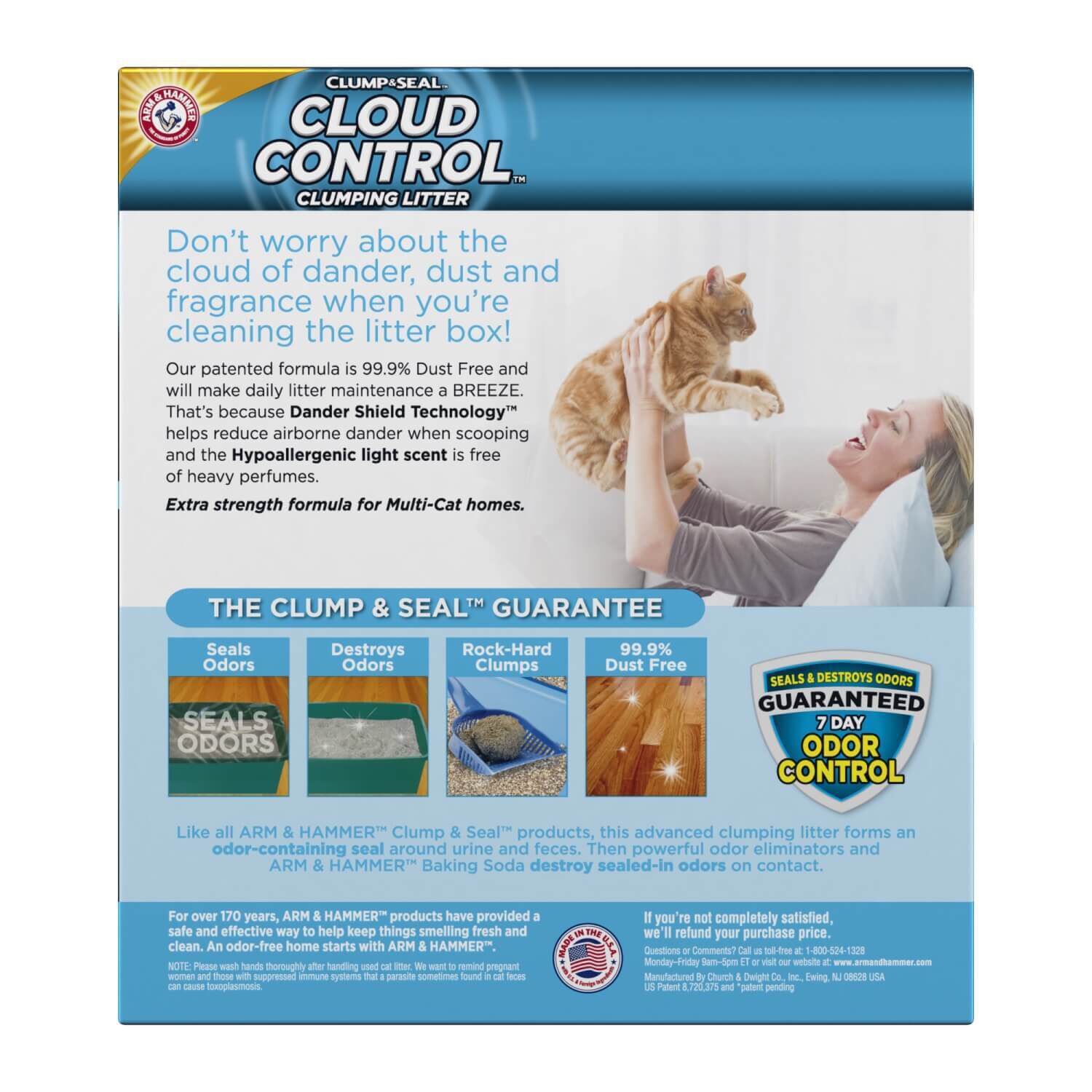 Arm & Hammer Clump & Seal Cloud Control Multi-Cat Cat Litter