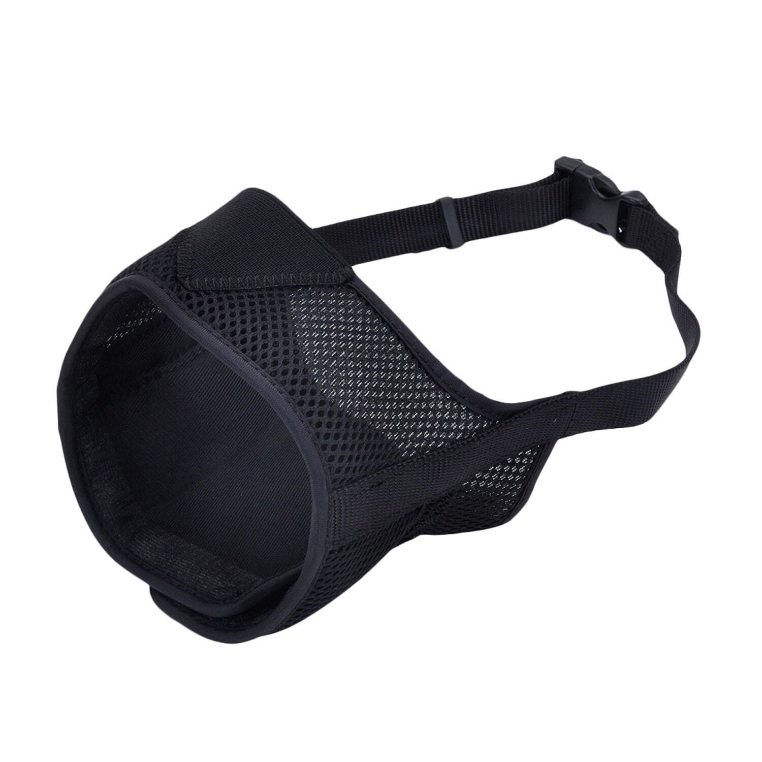Coastal Pet Adjustable Mesh Comfort Dog Muzzle, Black