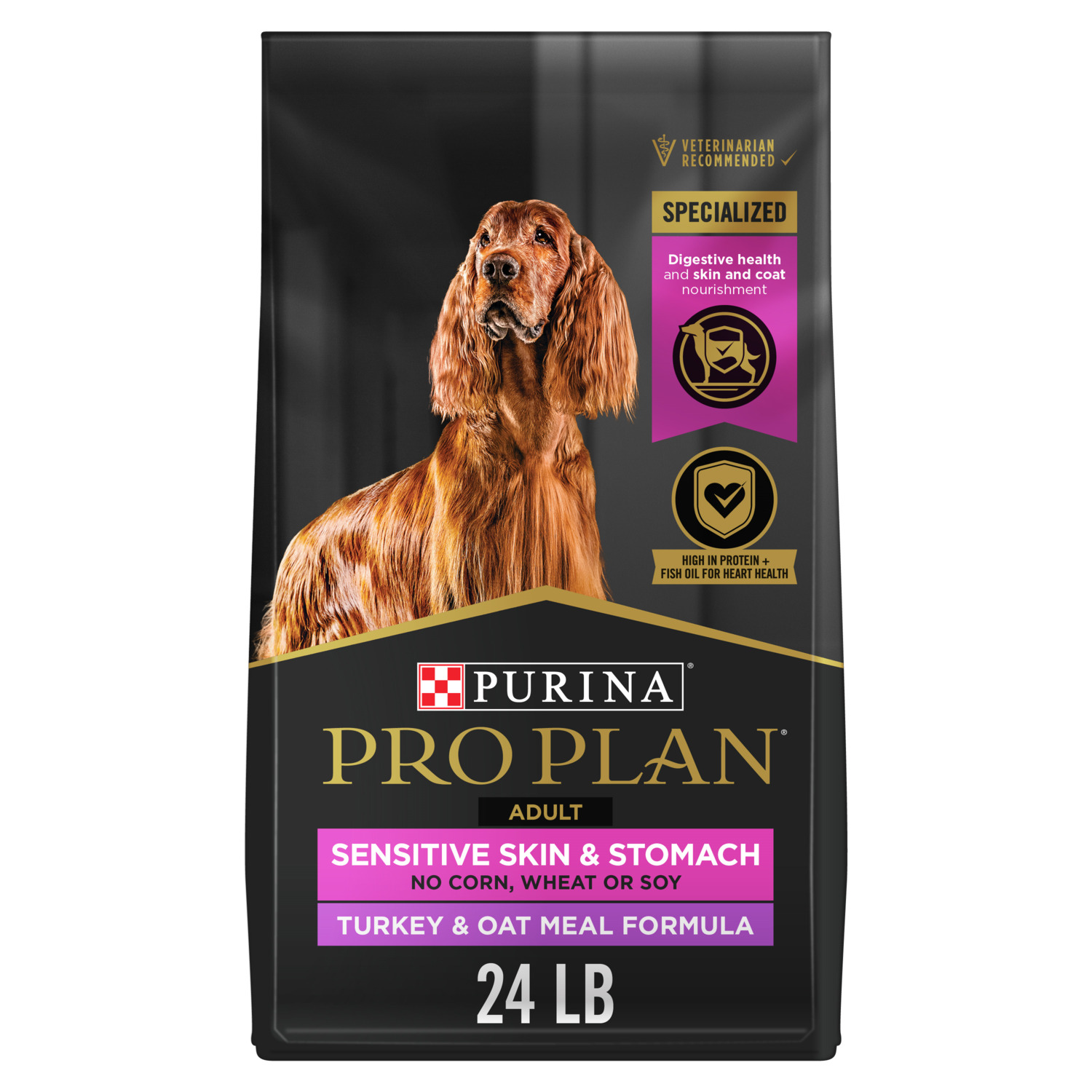 Purina Pro Plan Sensitive Skin And Stomach Turkey & Oat Meal Adult Formula Dry Dog Food