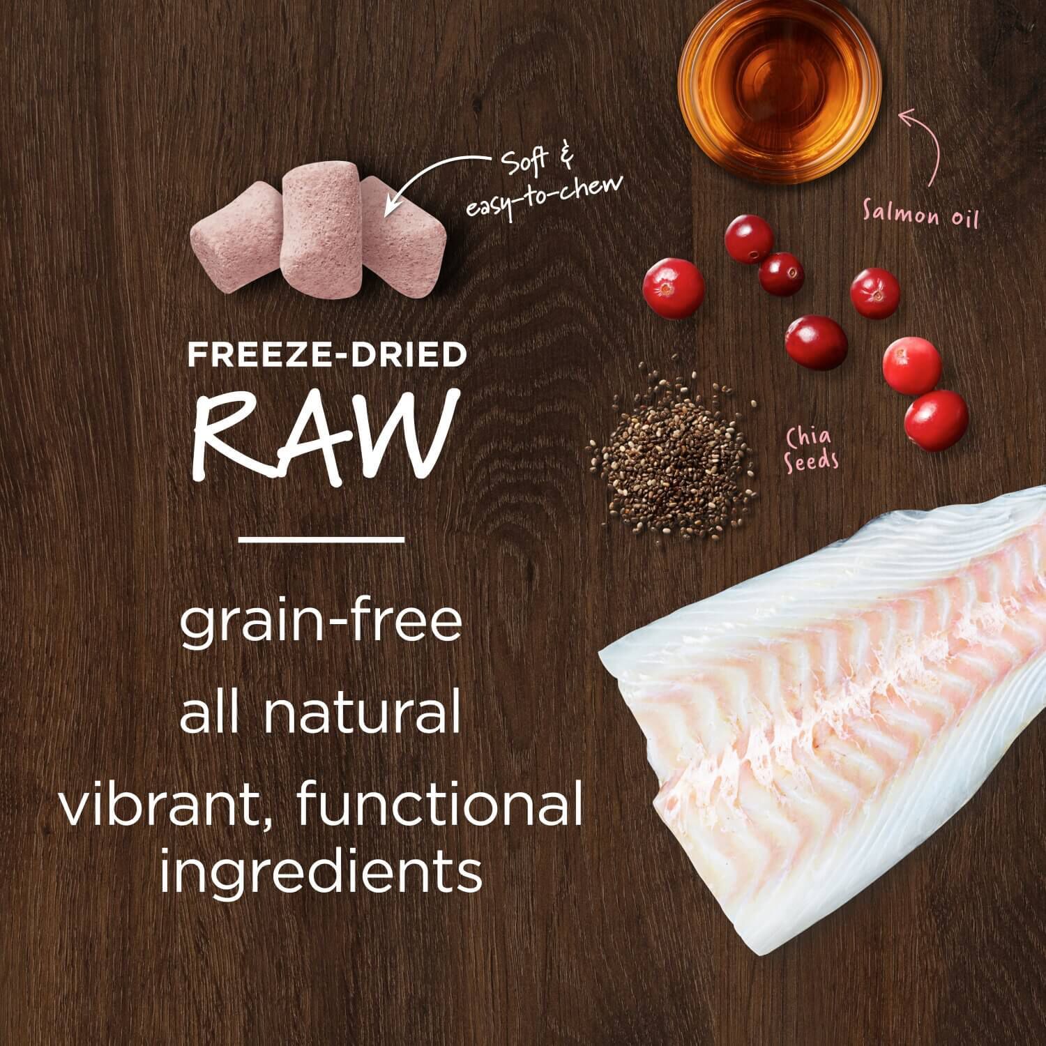 Instinct Freeze-Dried Raw Boost Mixers Grain-Free Skin & Coat Health Recipe Dog Food Topper