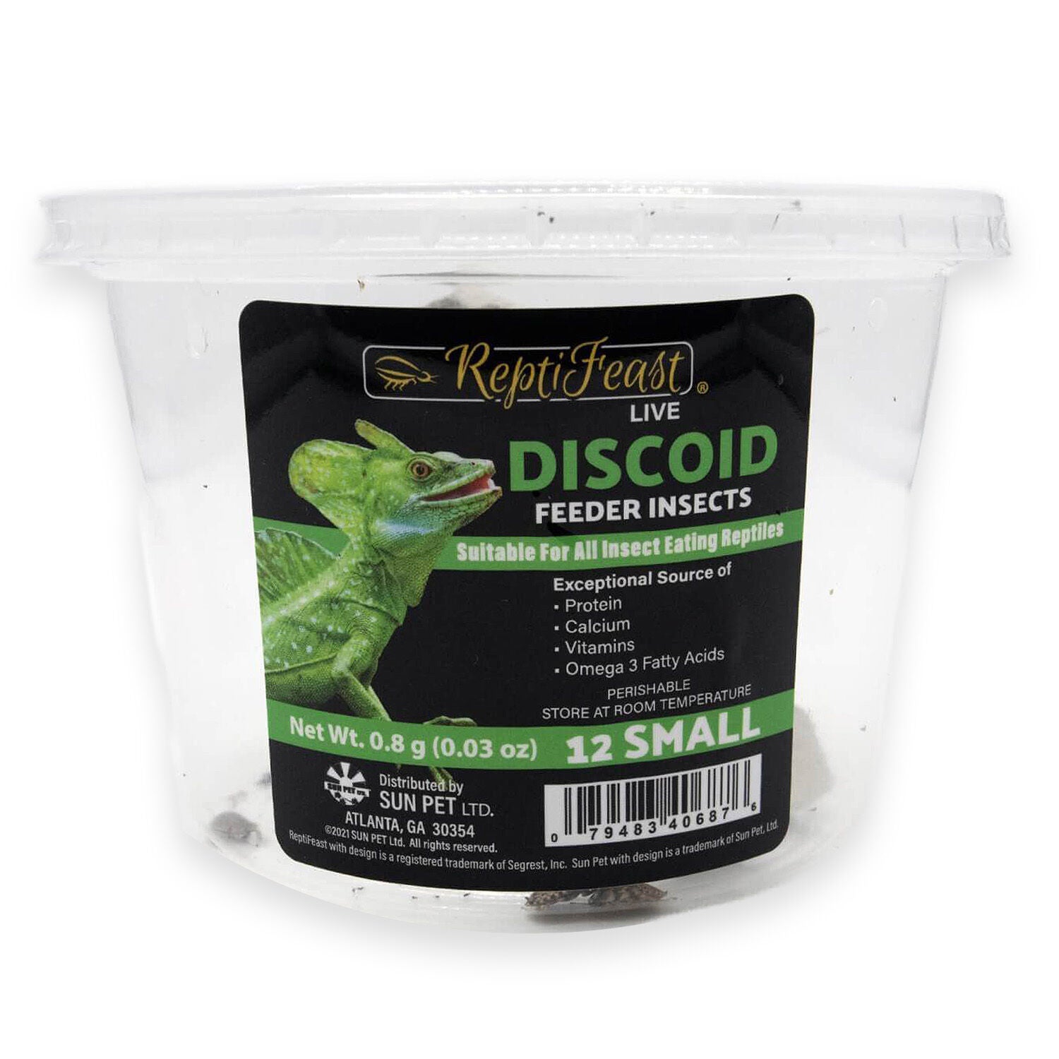 Reptifeast&reg; Small Discoid 12 Count
