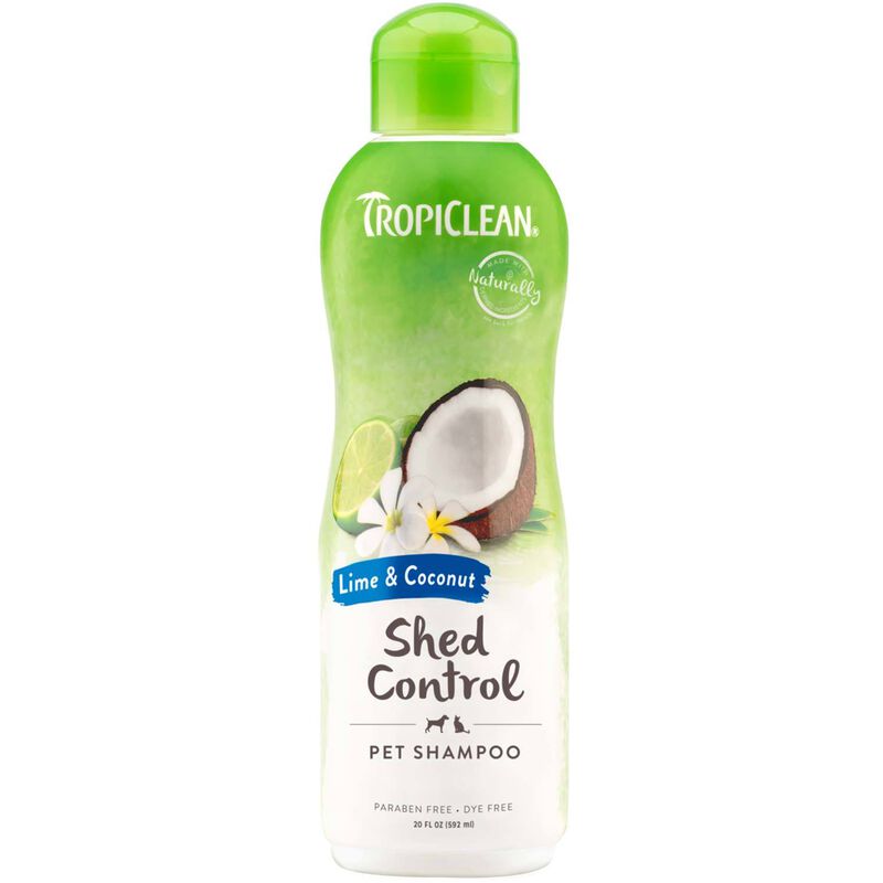 Tropiclean Lime & Coconut Shed Control Dog & Cat Shampoo