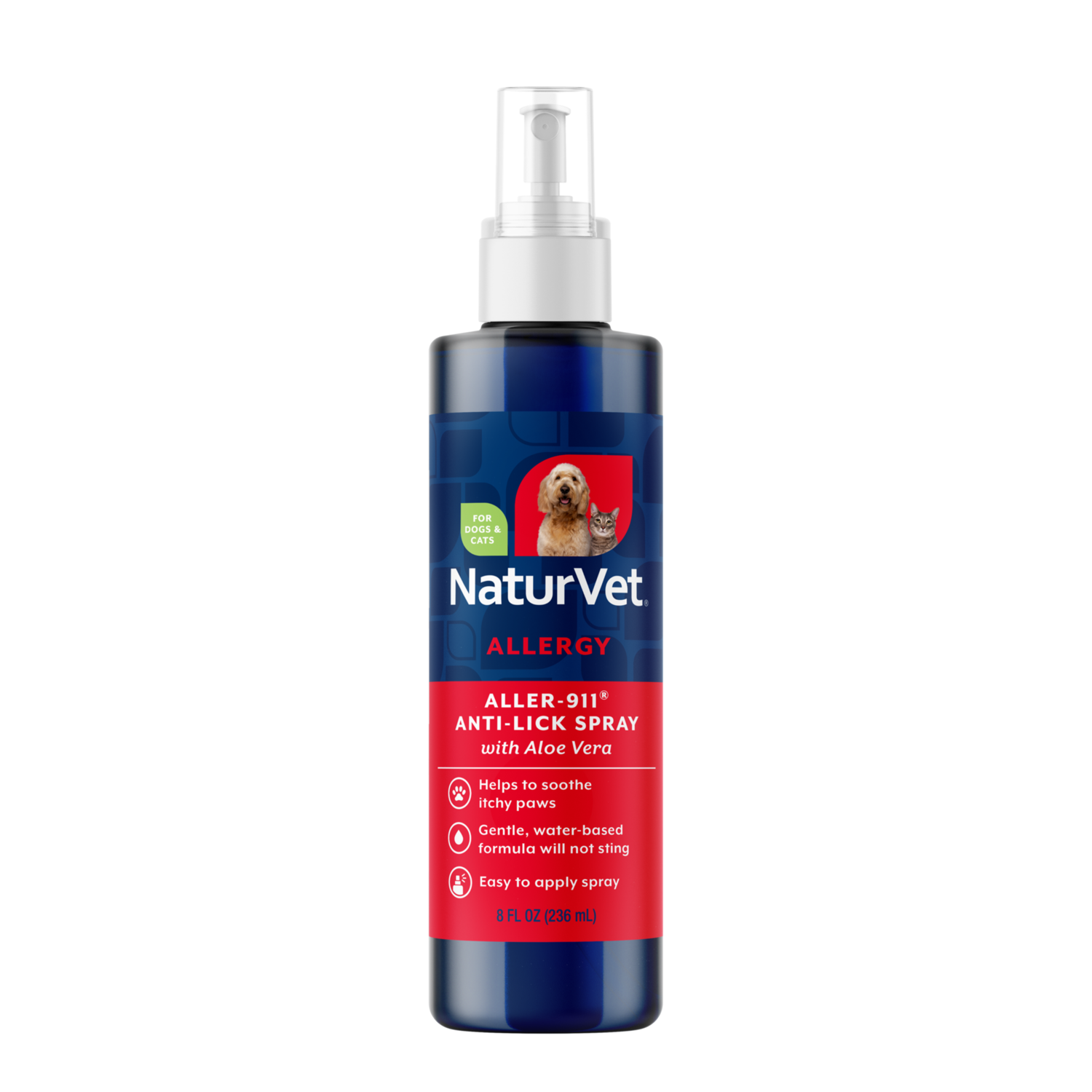 Naturvet Aller-911 Anti-Lick Topical Paw Spray For Dogs & Cats