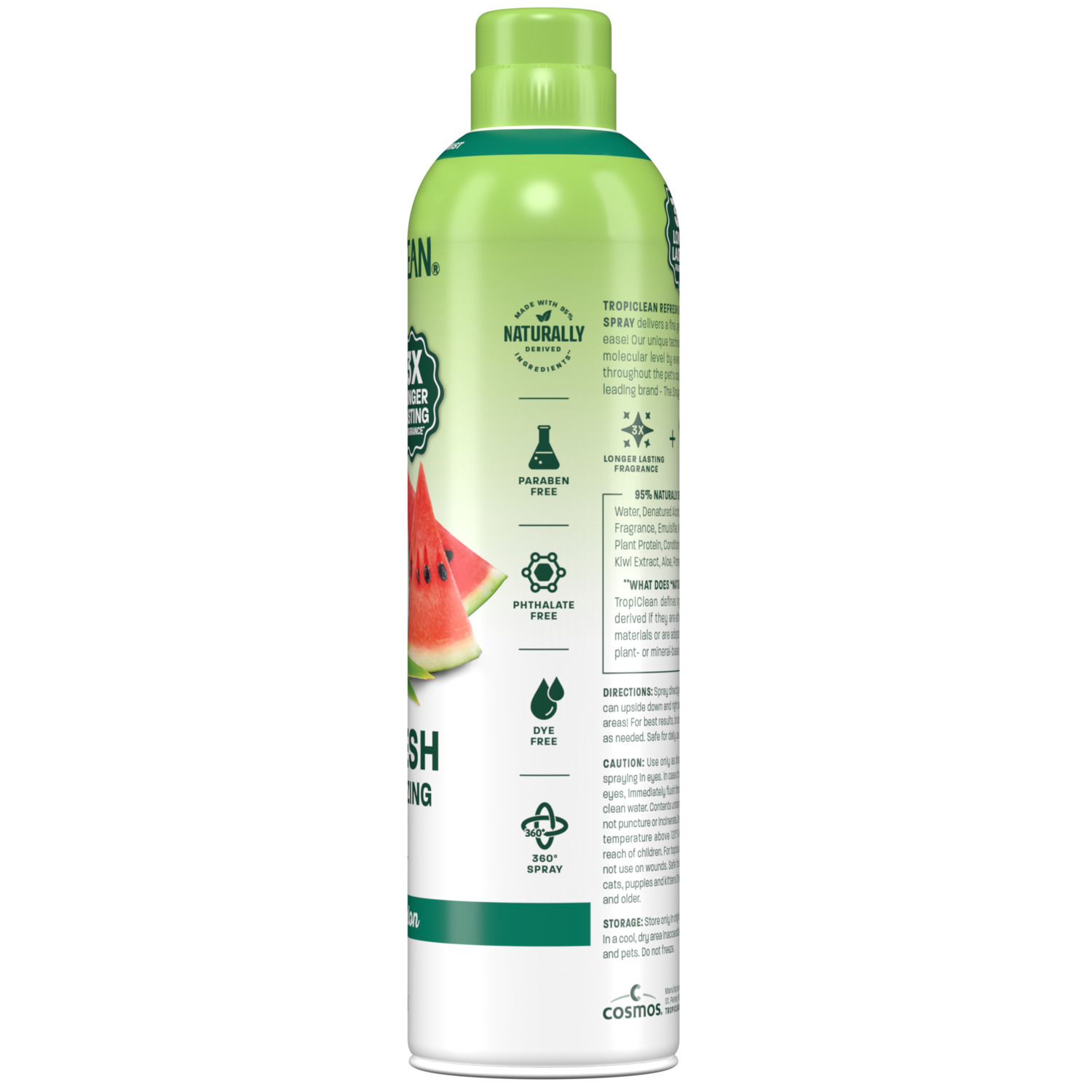 Tropiclean Watermelon Dog & Cat Deodorizing Mist Spray, 10-Oz