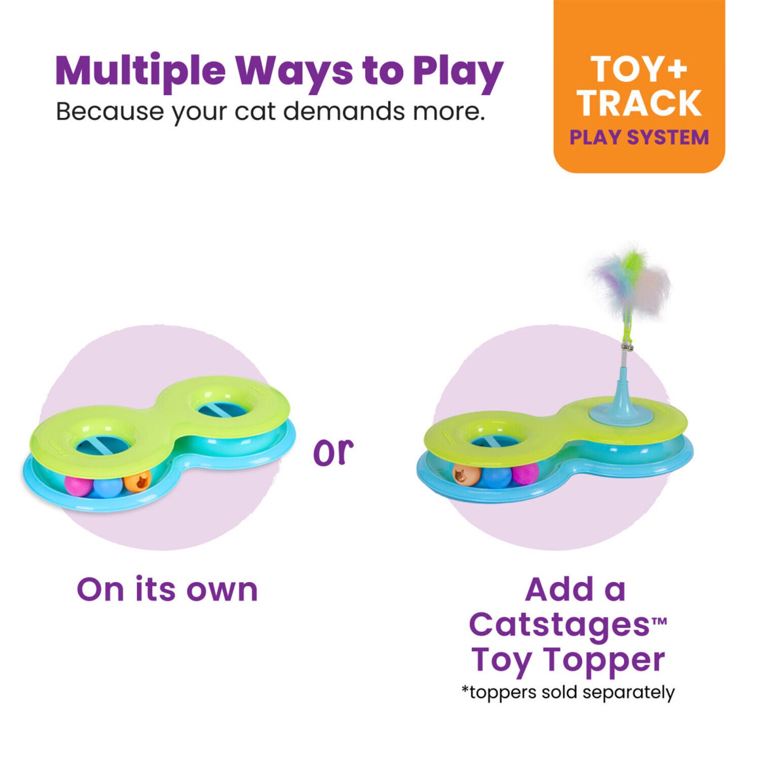 Catstages Infinity Ball Track Interactive Cat Toy