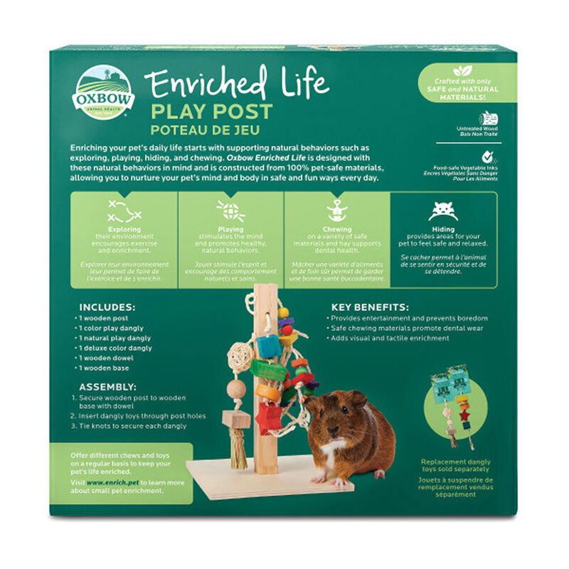 Enriched Life Play Post Toy For Small Animals image number 3