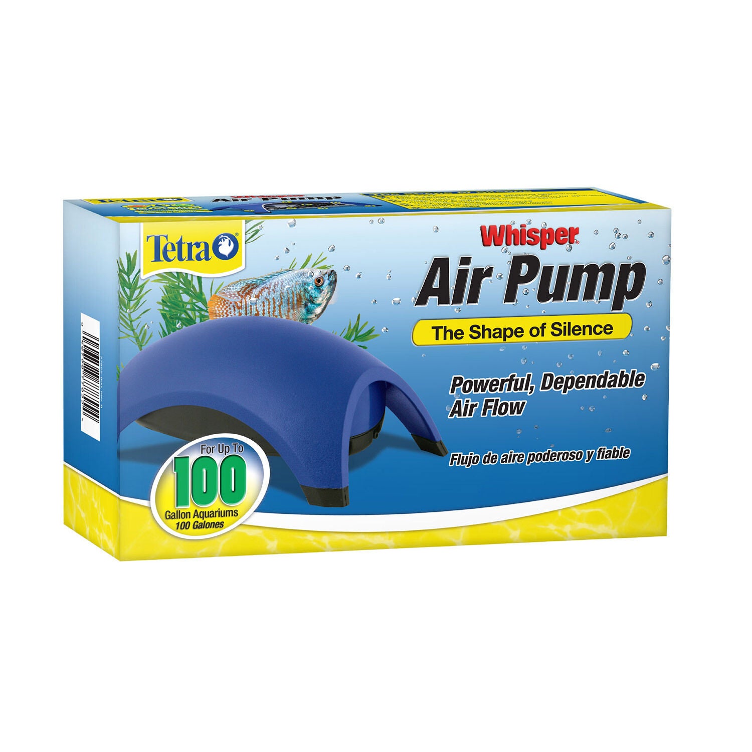 Tetra Whisper 100 Gallon Aquarium Air Pump