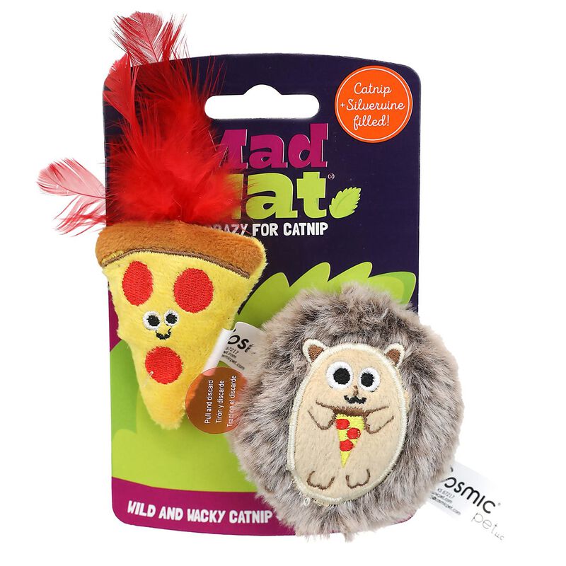 Pizza Hog 2pk Cat Toy image number 1