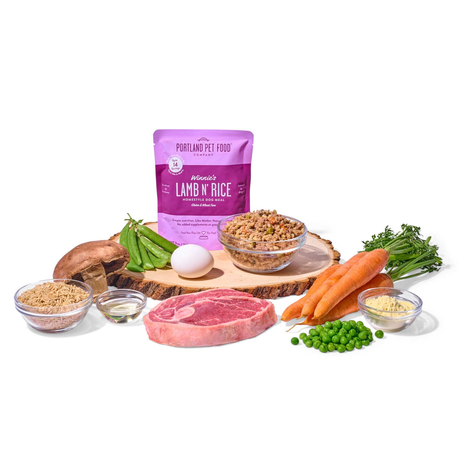 Winnie's Lamb N' Rice Homestyle Fresh Dog Food, 9Oz