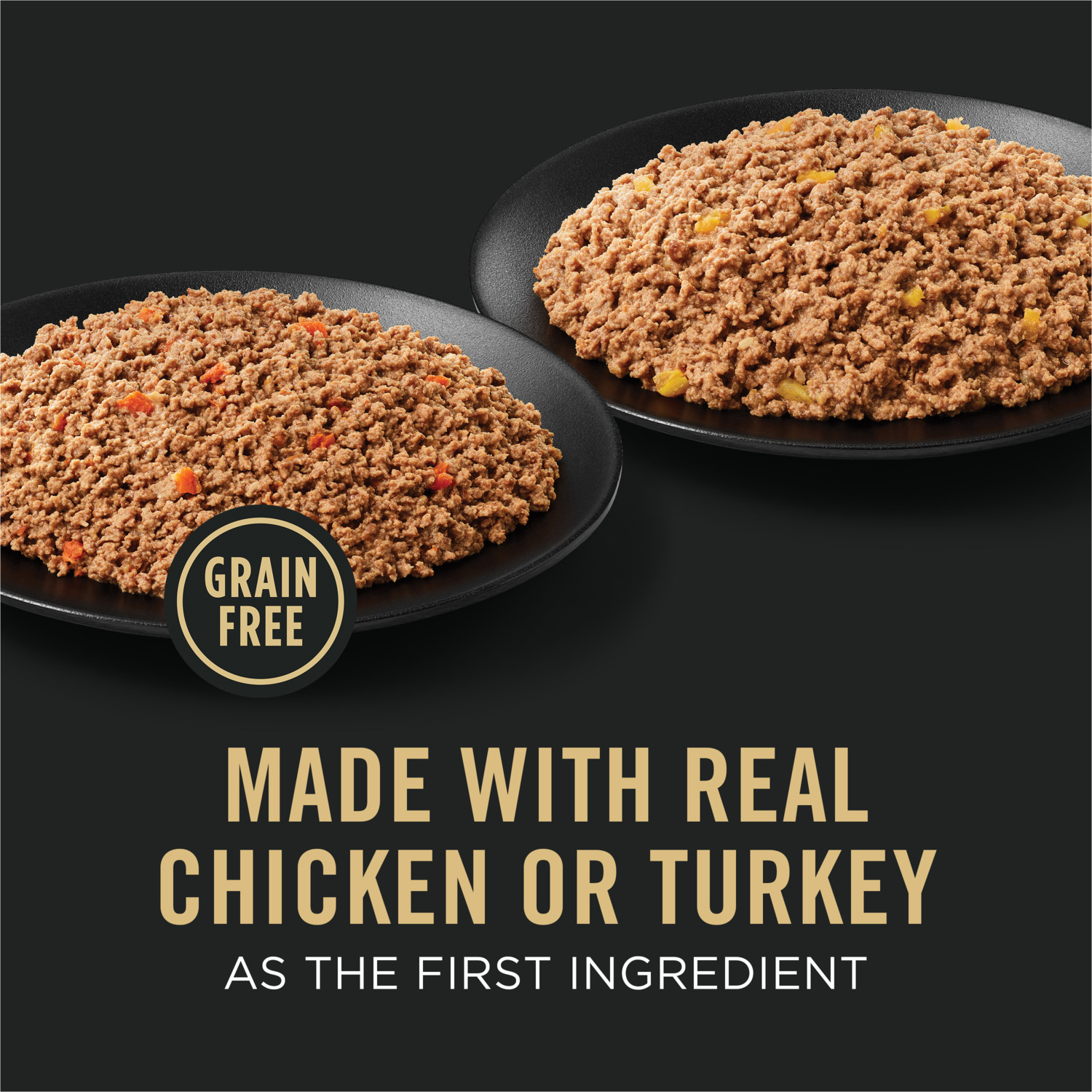 Purina Pro Plan Wet Dog Food Grain-Free Complete Essentials Variety Pack, Chicken And Carrots And Turkey And Sweet Potato Entrees - 12-13.0 Oz. Cans