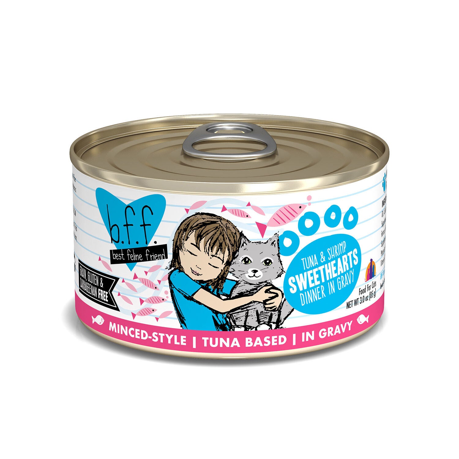 Tuna Shrimp Sweethearts Dinner In Gravy 3oz Pet Supermarket