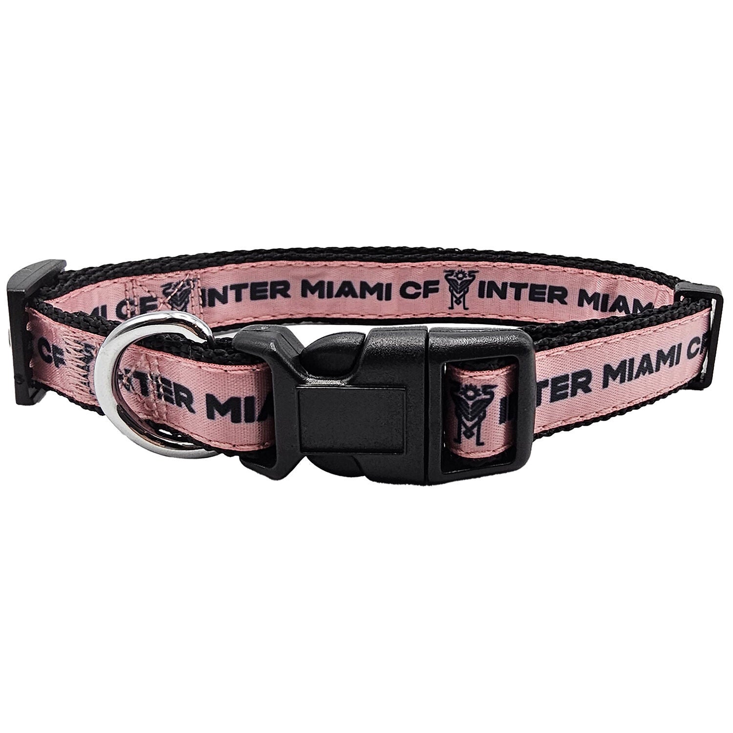 Pets First Inter Miami Soccer Satin Dog Collar, Large