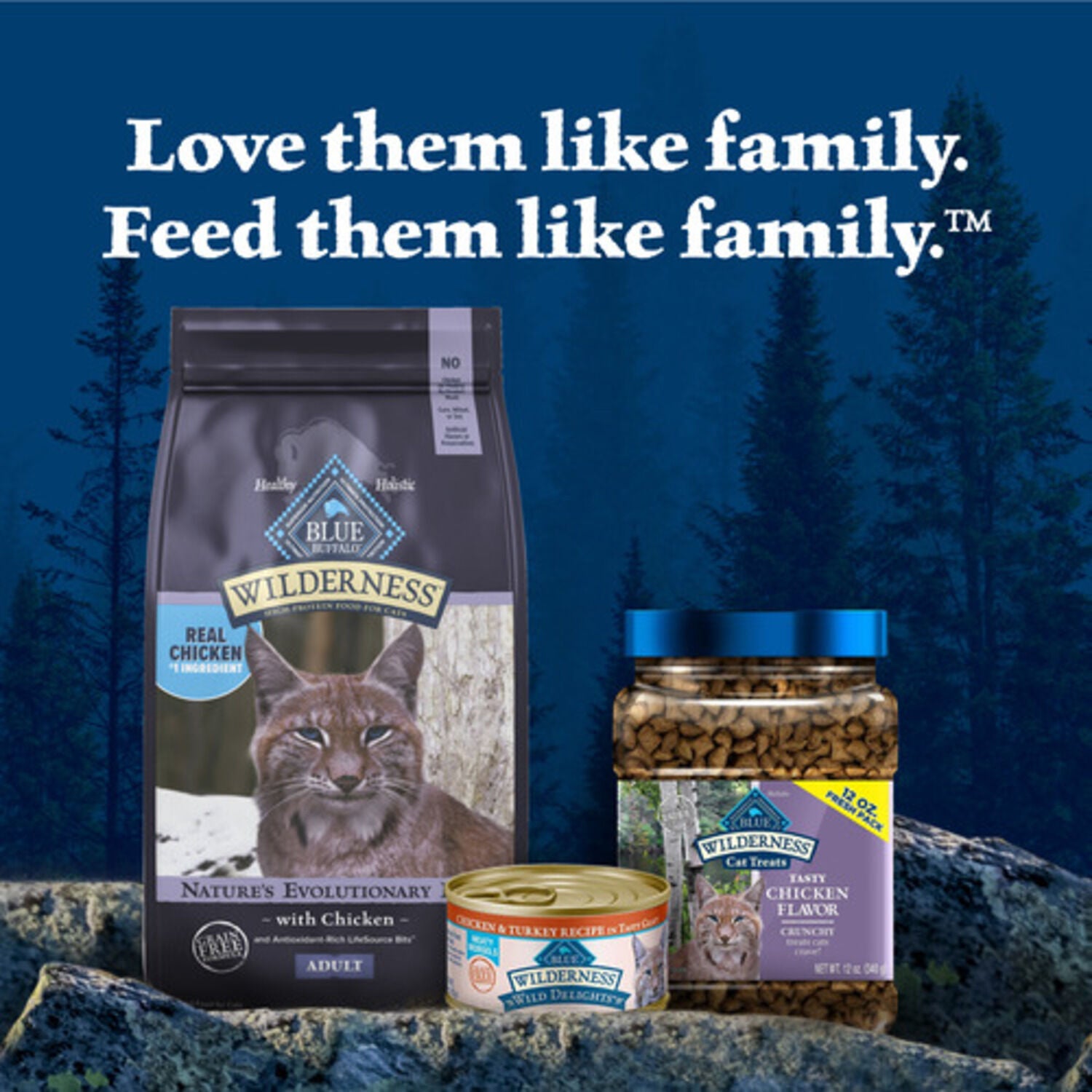 Blue Buffalo Wilderness Adult Dry Cat Food, Chicken Recipe, 6-Lb Bag