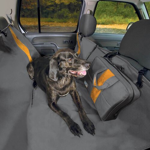 Kurgo Wander Dog Hammock Car Seat Cover For Pets - Charcoal