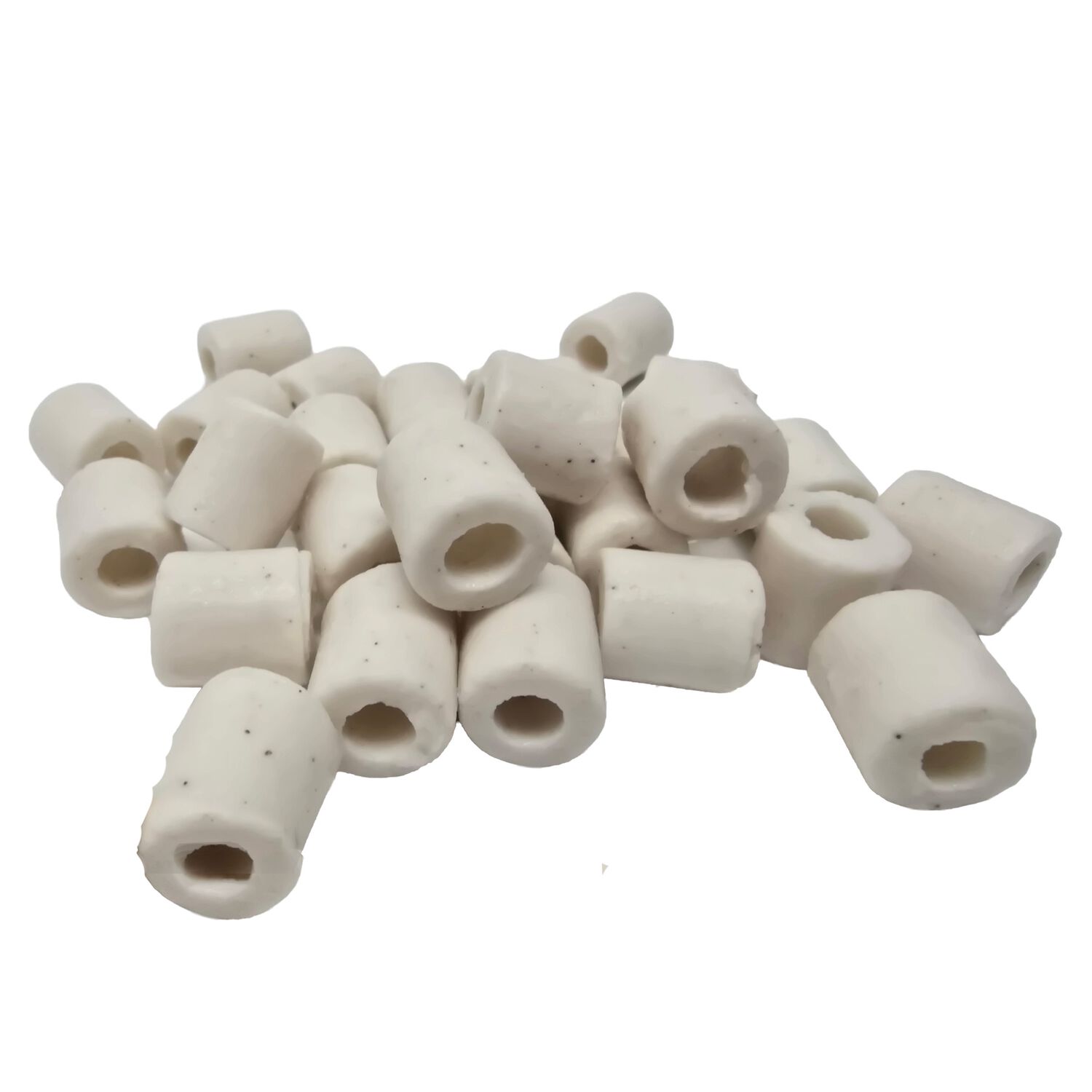 Aqua Natural Live Media Quartz Rings Aquarium Filter Media Fish & Aquatic Habitat, 17-Fl-Oz