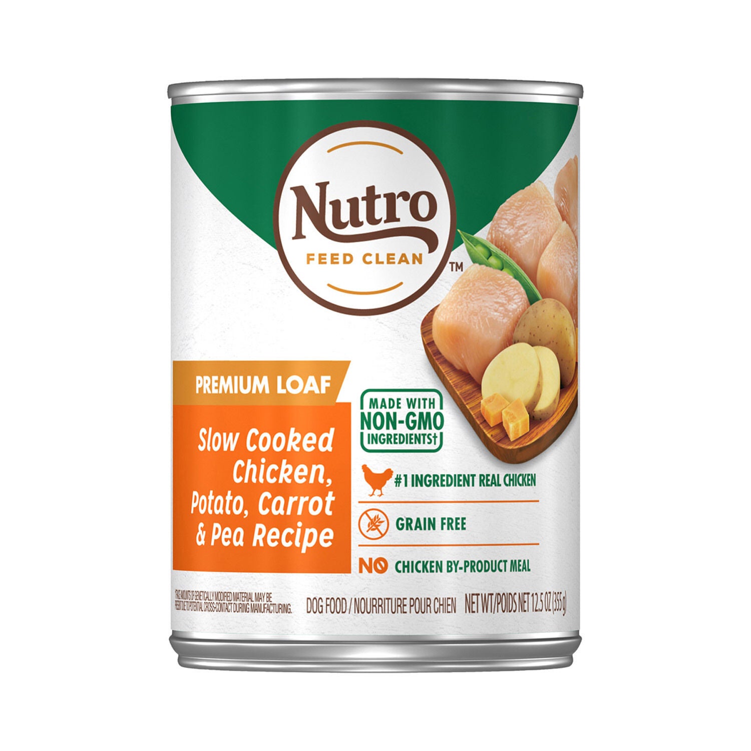 Nutro Premium Loaf Slow Cooked Chicken, Potato, Carrot & Pea Dog Food
