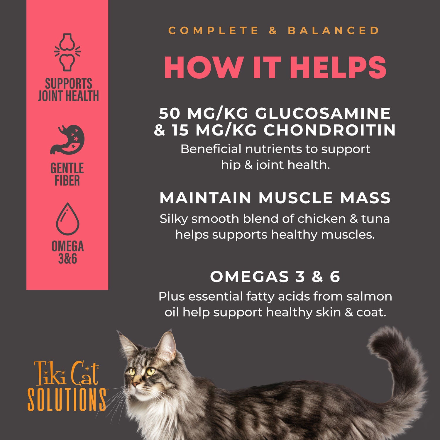 Tiki Cat Solutions Mousse, Mobility, Chicken & Tuna Recipe In Broth, 2.4-Oz Pouch