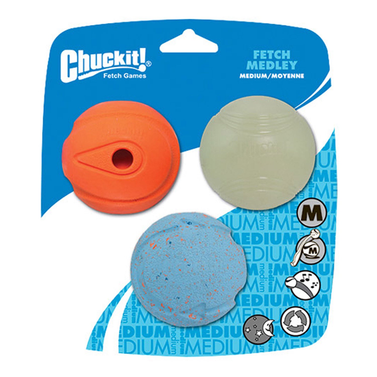 Chuckit! Fetch Medley Dog Toys, 3 Pack