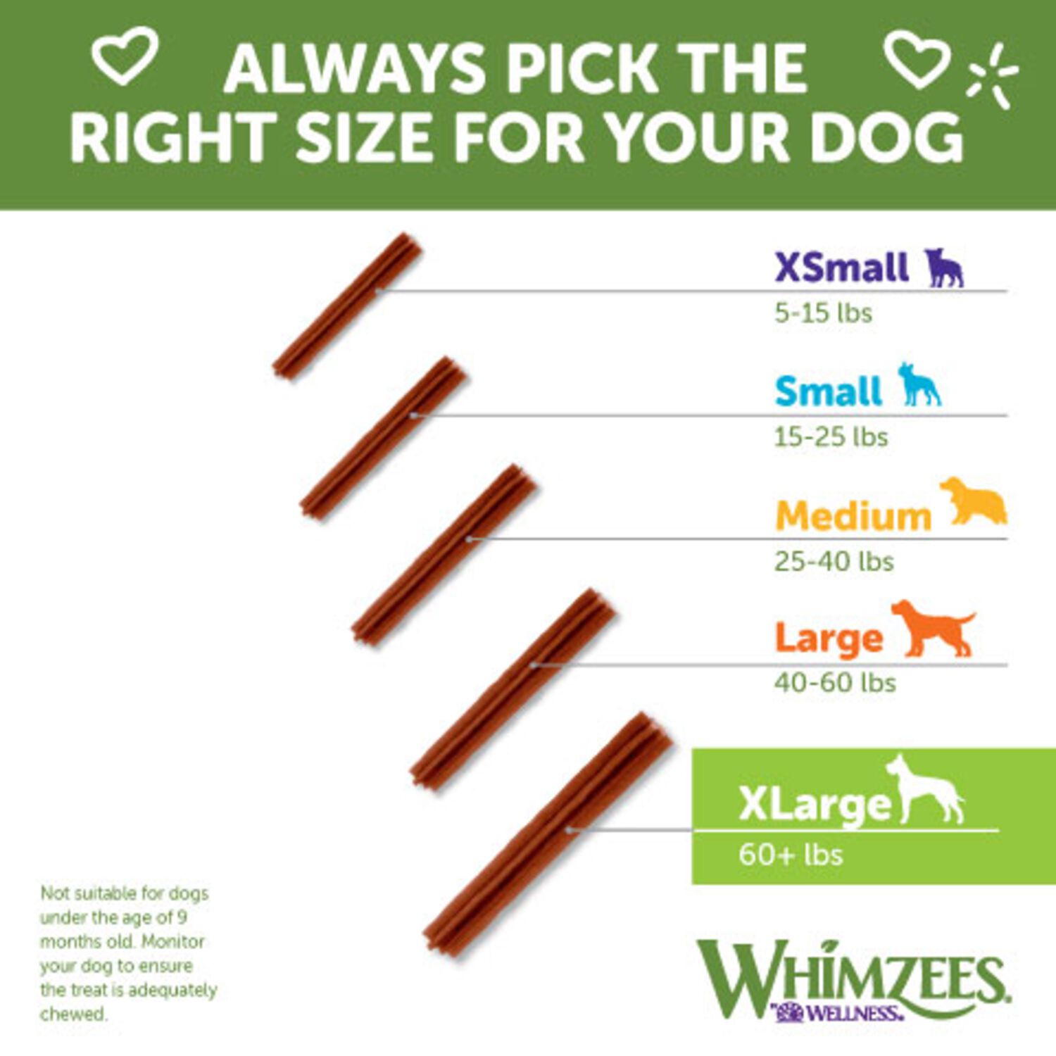 Whimzees Stix Natural Grain-Free Dental Dog Treats, Extra Large, 1 Count