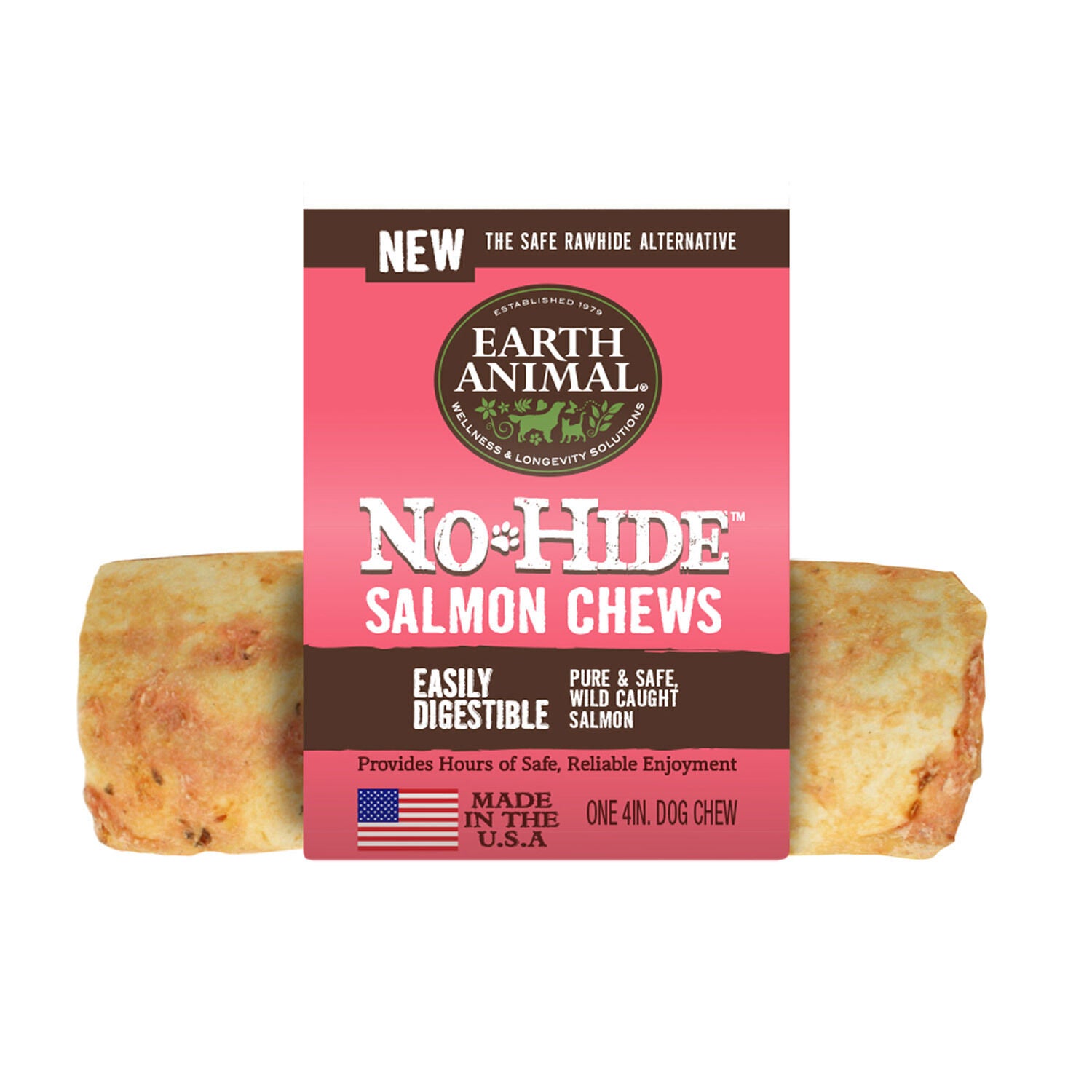 No Hide Wild Caught Salmon Natural Rawhide Alternative Dog Chew