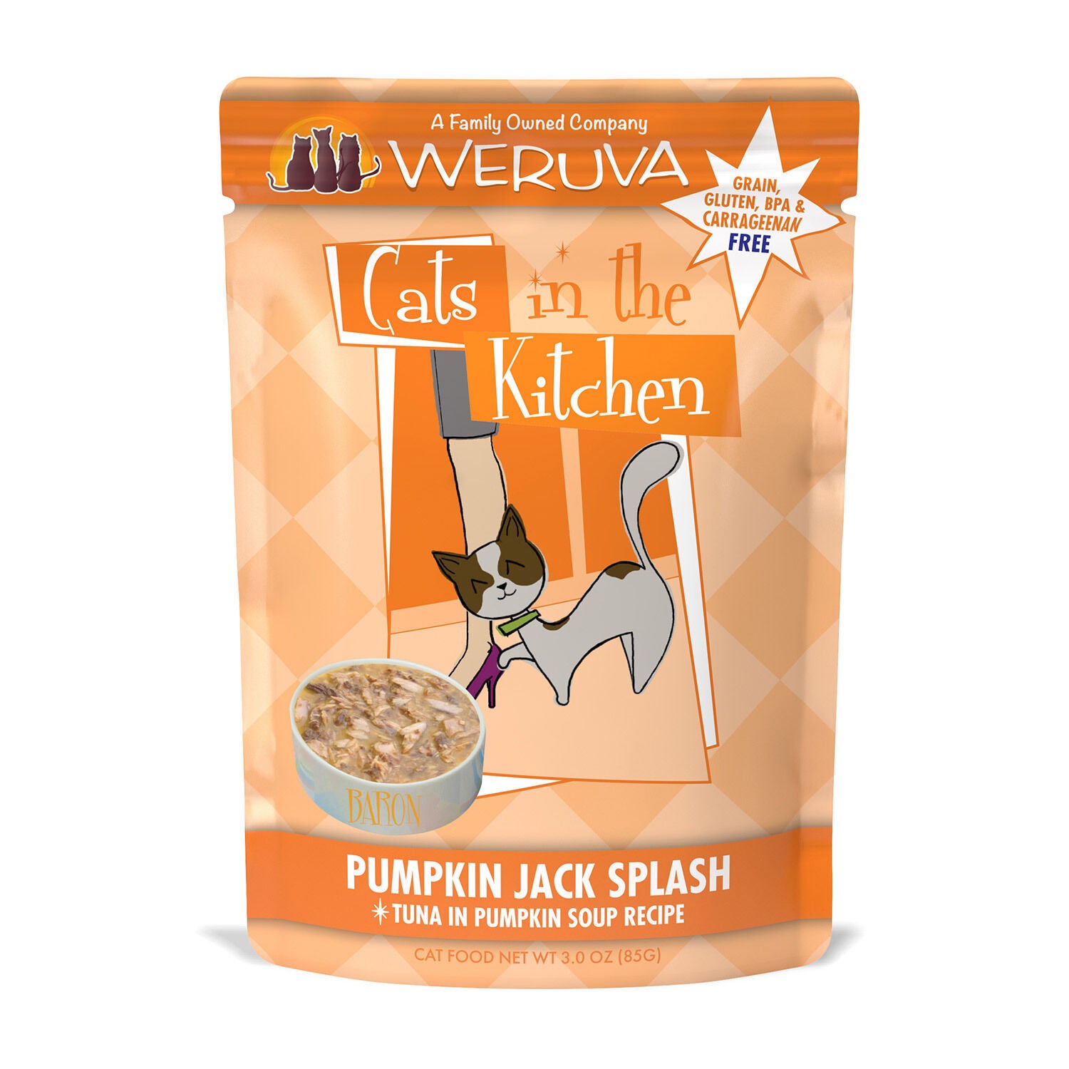 Weruva Cats In The Kitchen Pumpkin Jack Splash Tuna In Pumpkin