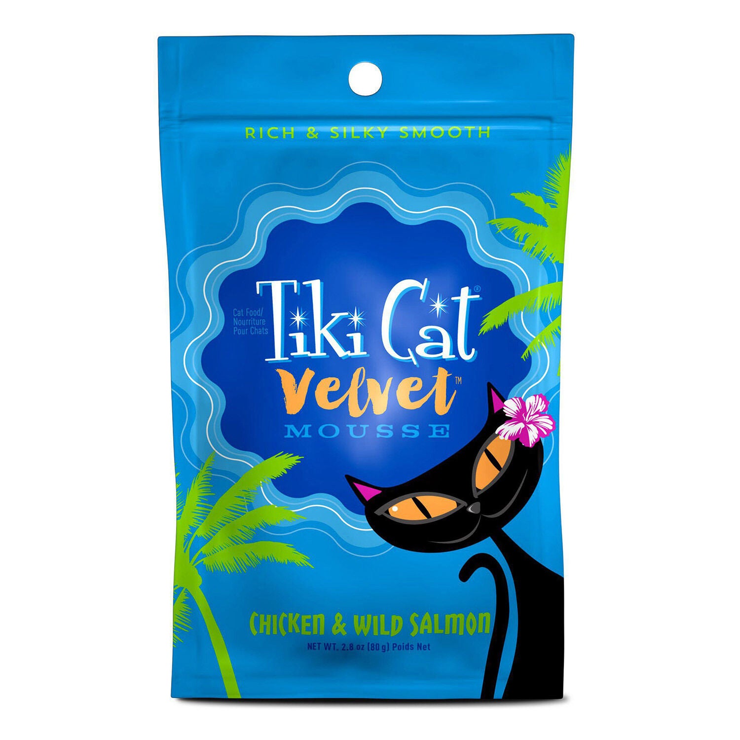Tiki Cat Velvet Mousse Chicken & Wild Salmon Cat Food