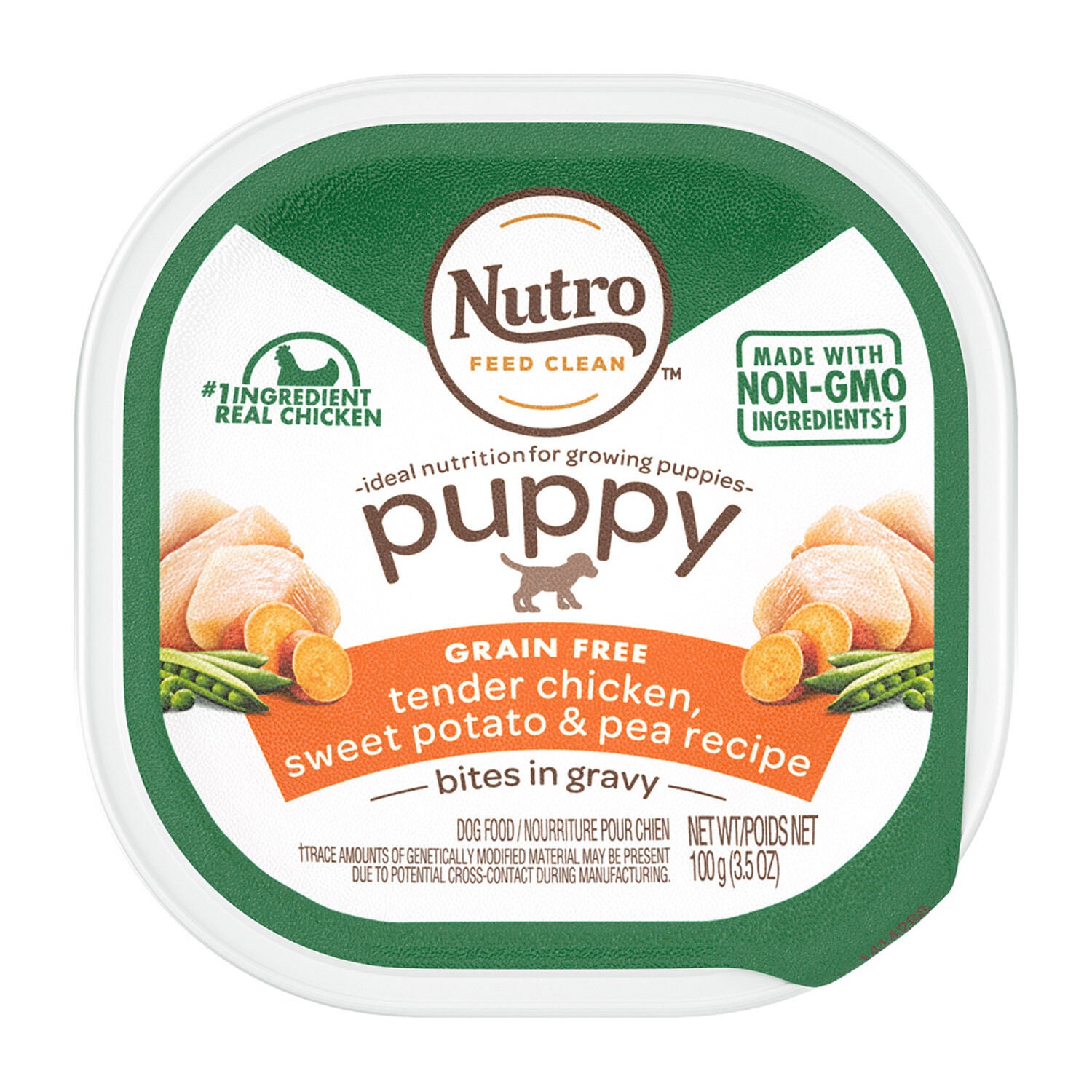 Nutro Puppy Wet Dog Food, Tender Chicken, Sweet Potato & Pea Recipe