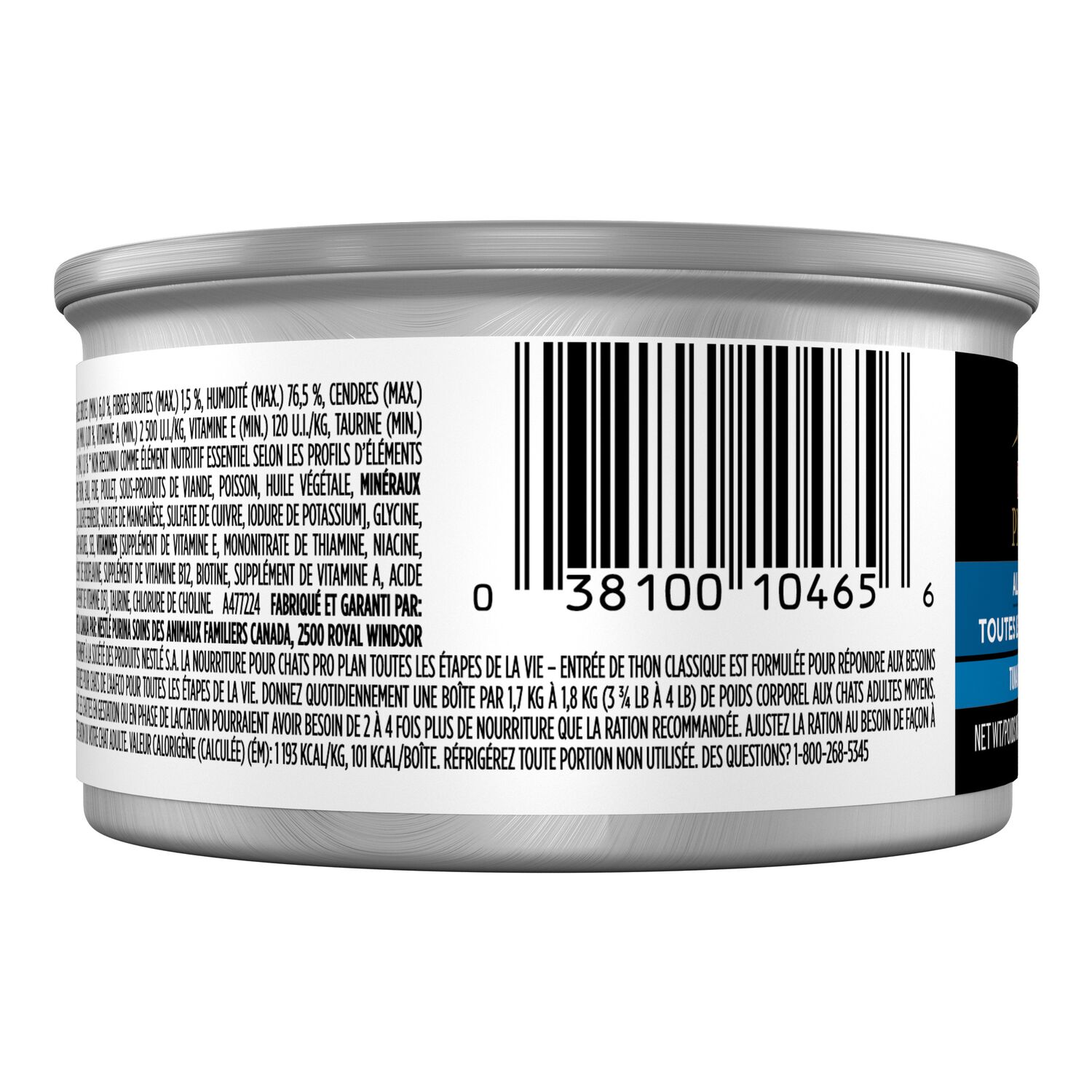 Purina Pro Plan All Life Stages Tuna Pate Classic Entr&eacute;e Wet Cat Food, 3 Oz.