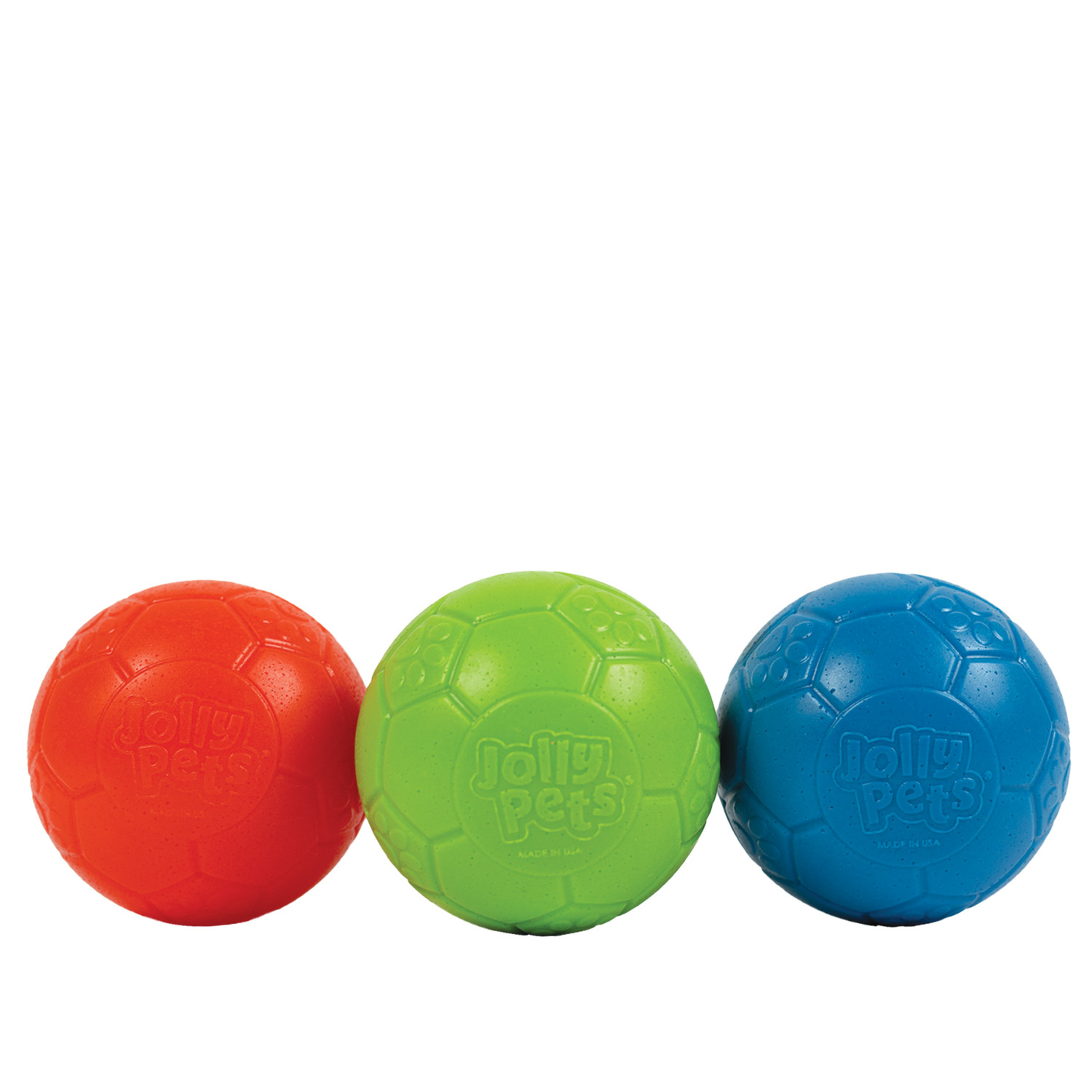 Jolly Pets Soccer Ball Dog Toy, 4", Assorted  Colors