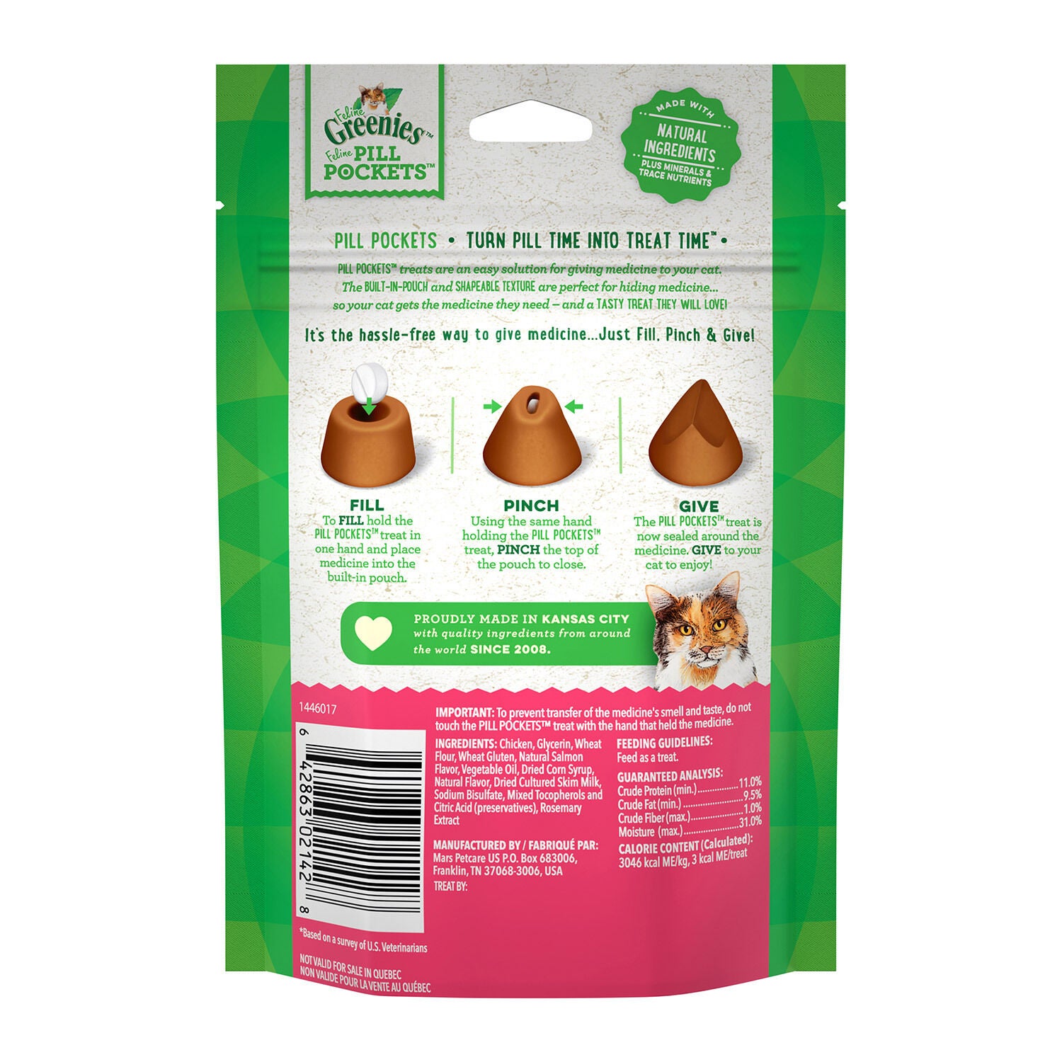 hydrolyzed pill pockets