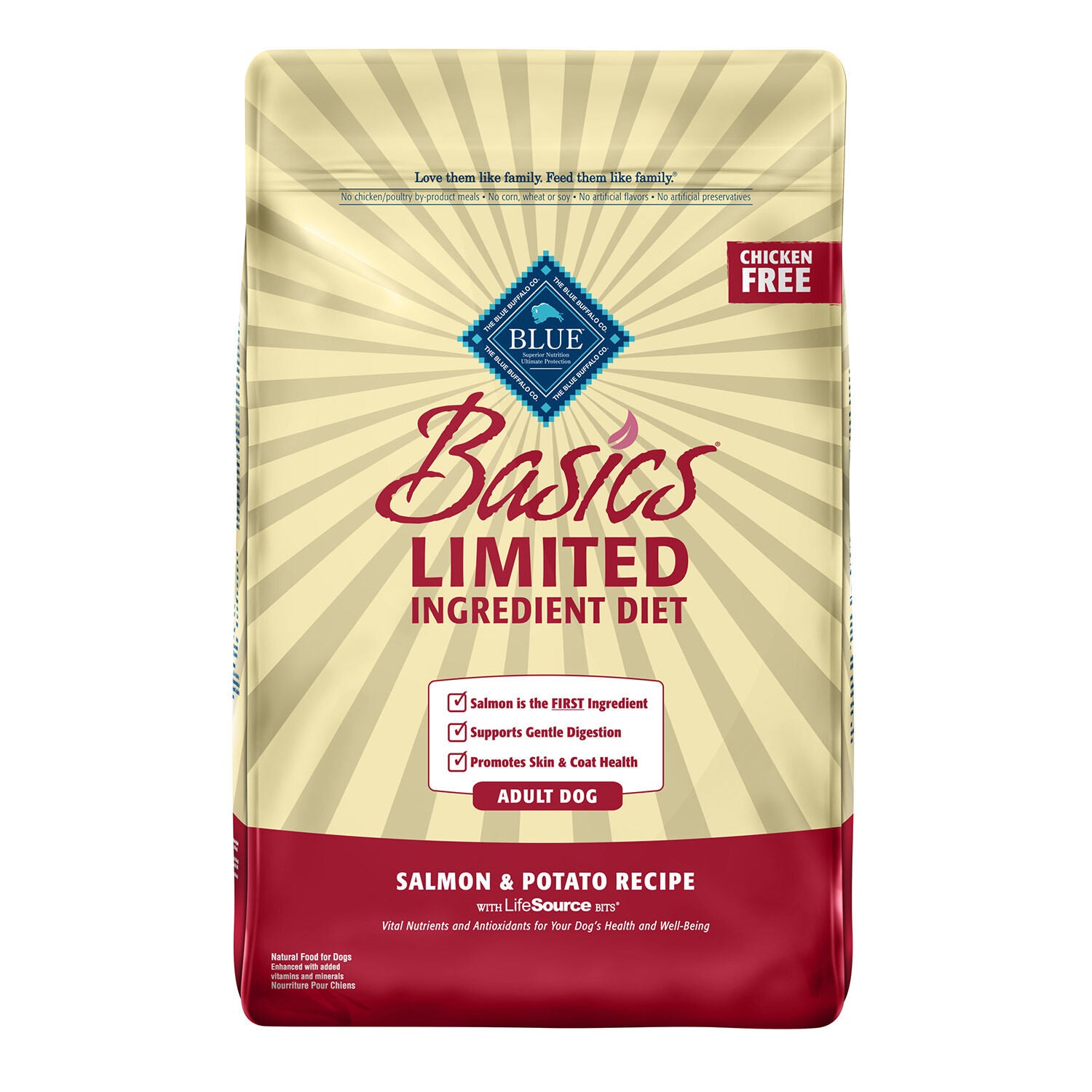 Blue Buffalo Basics Limited Ingredient Salmon & Potato Adult Dog Food
