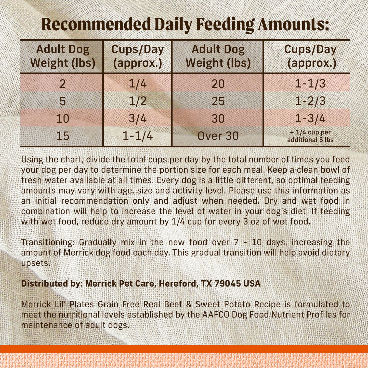 Merrick Lil&rsquo; Plates Premium Grain-Free Dry Dog Food For Small Dogs, Real Beef And Sweet Potato Kibble Recipe, 12-Lb Bag