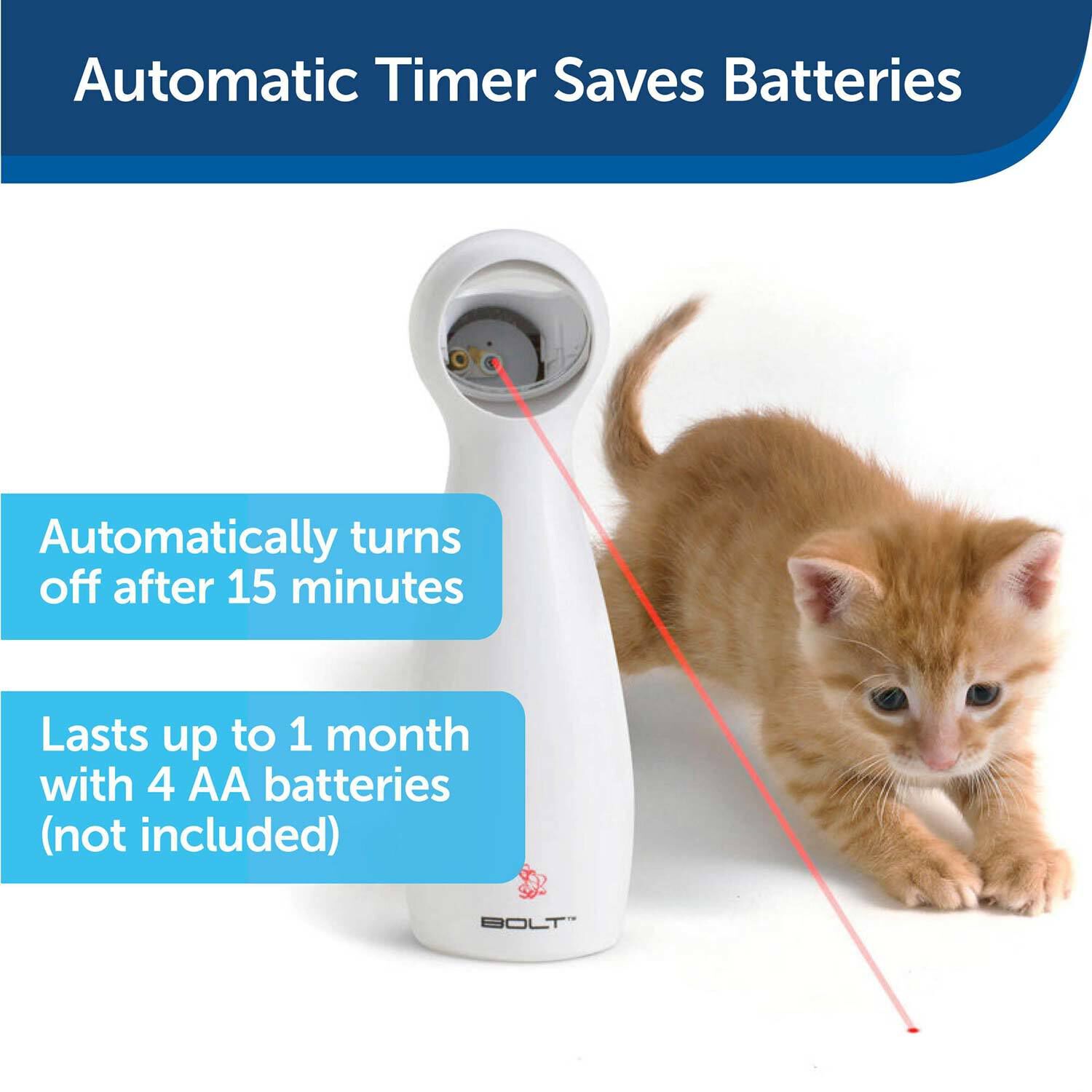 Petsafe Bolt Automatic Interactive Laser Light Cat Toy