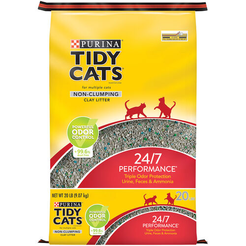 24/7 Performance For Multiple Cats Non Clumping Cat Litter