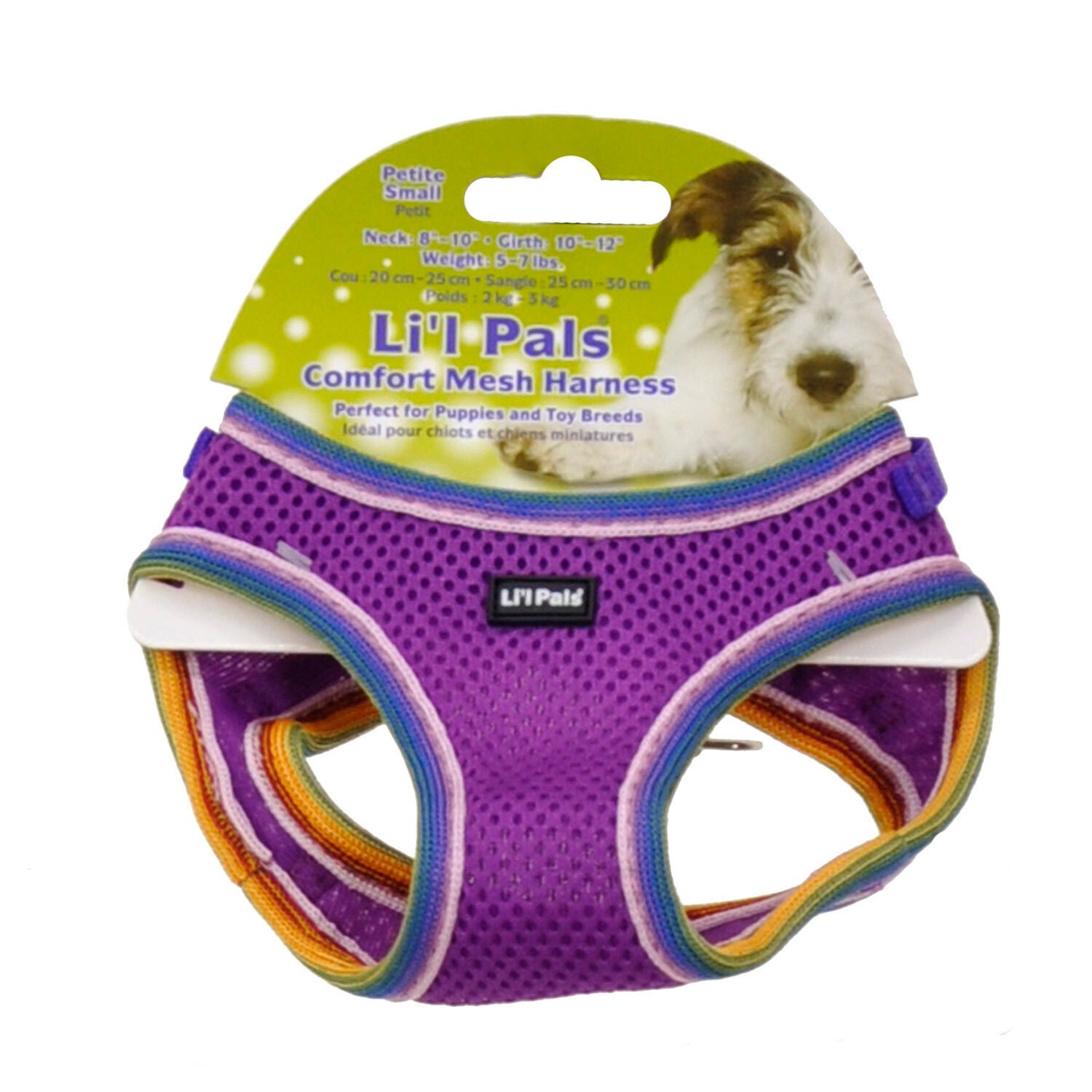 Coastal Pet Products Li'l Pals Comfort Mesh Dog Harness, Purple