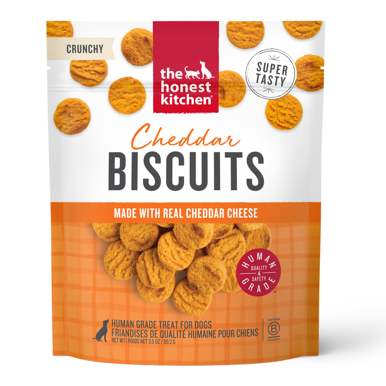 The Honest Kitchen Cheddar Biscuits Crunchy Dog Treats