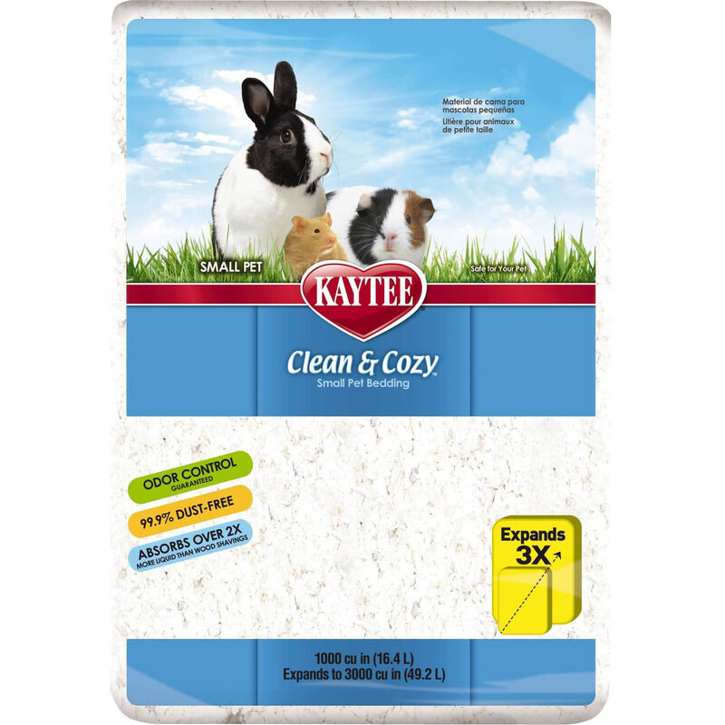 Clean & Cozy White Small Animal Bedding