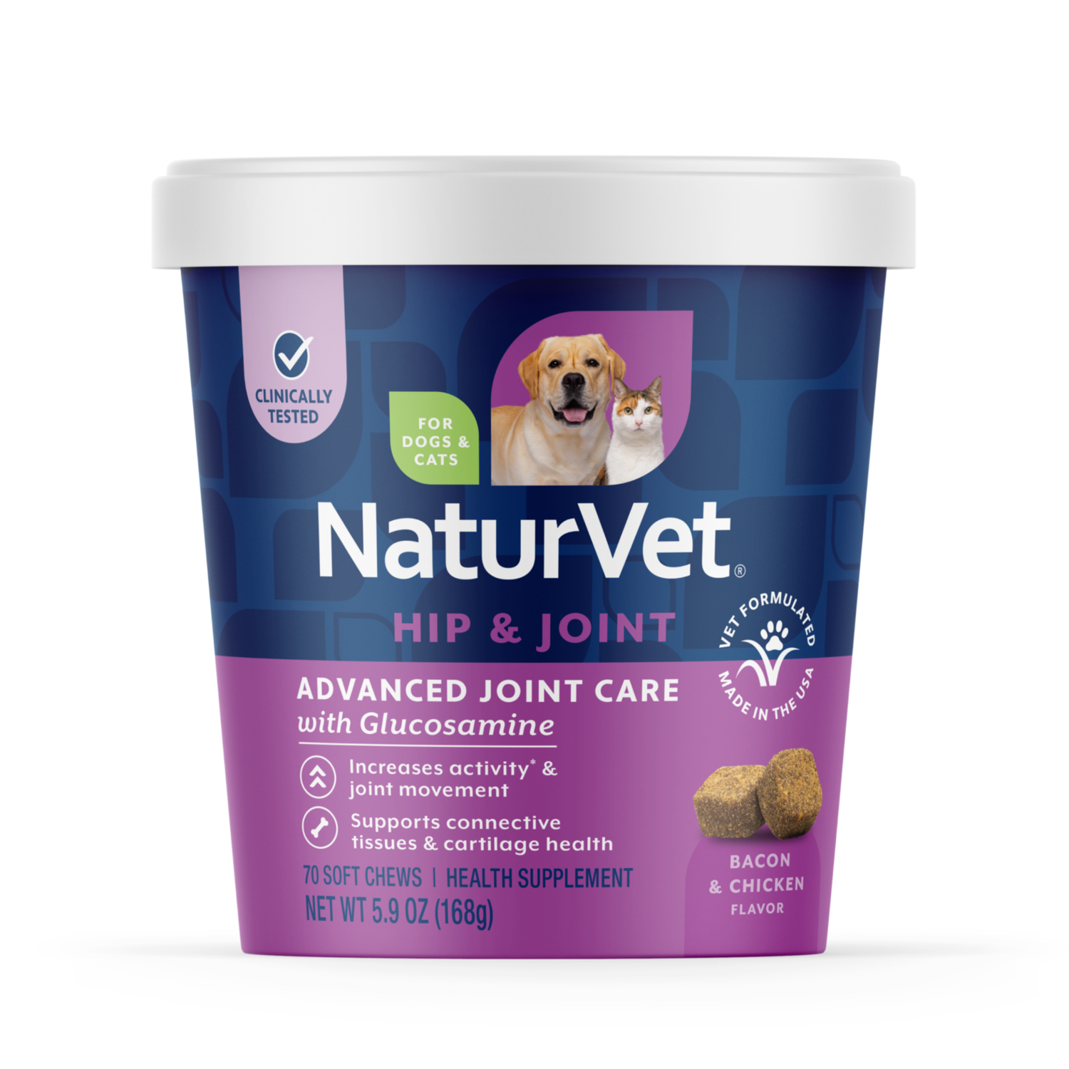 Naturvet Arthrisoothe-Gold Advanced Joint Care Soft Chew Dog & Cat Supplements