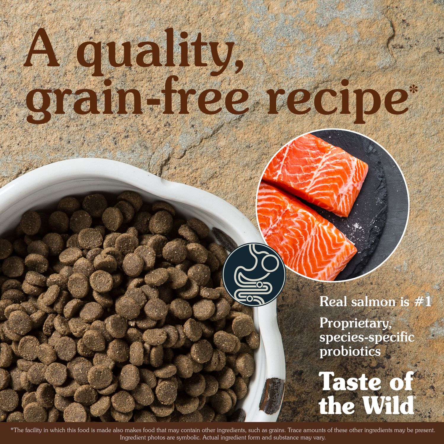 Taste Of The Wild Pacific Stream Canine Recipe With Smoke-Flavored Salmon Grain-Free Dry Dog Food, 5-Lb Bag