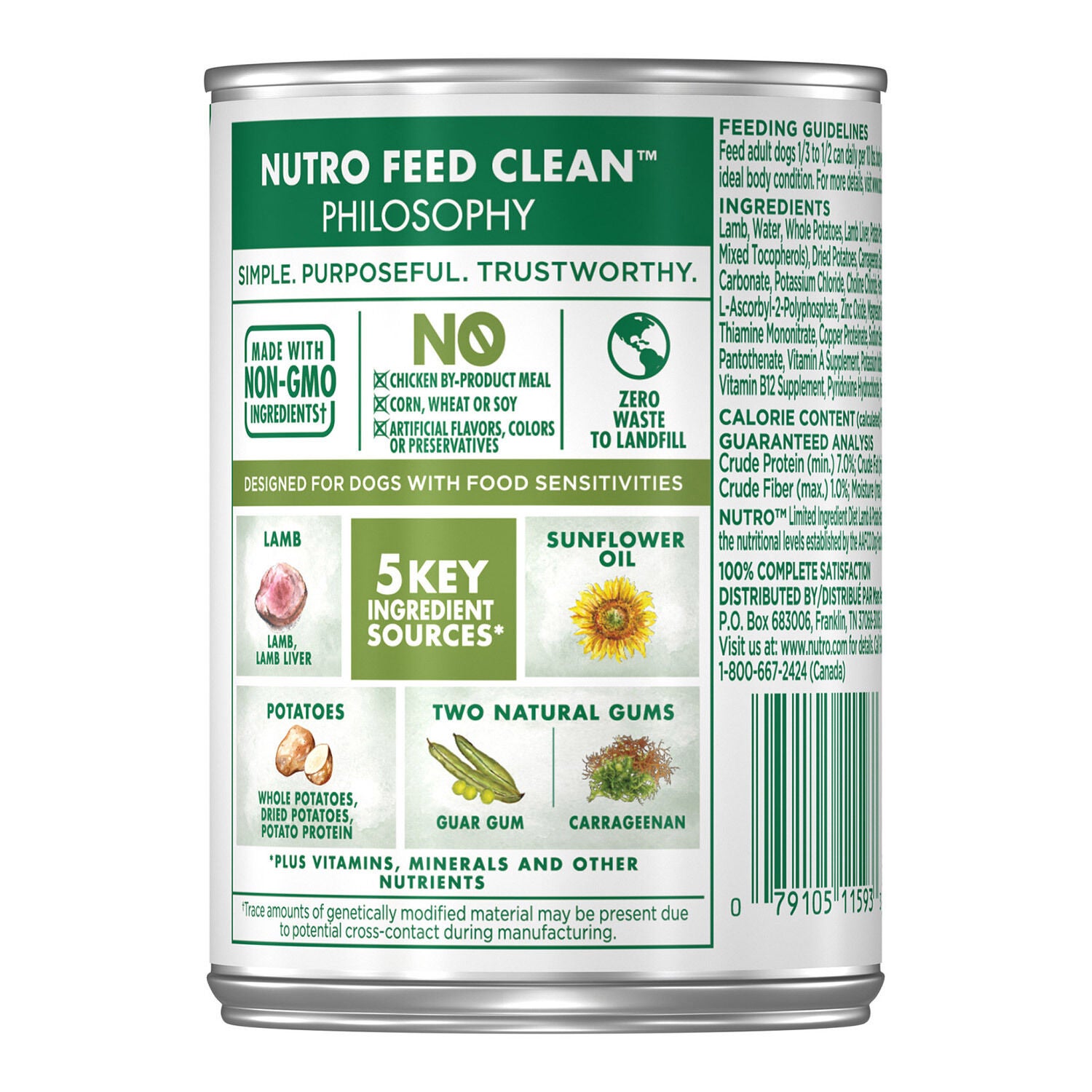 Lamb Nutro 10 Ingredients Nutro Limited Ingredient Diet Lamb