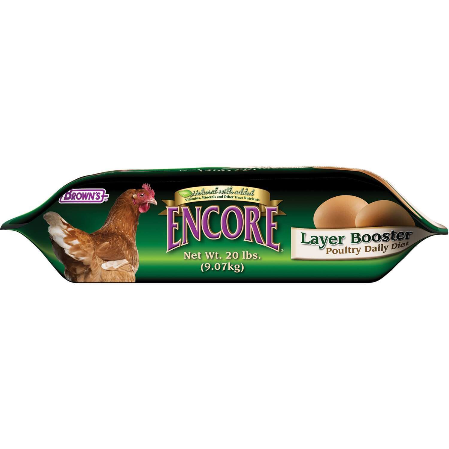 Brown's Encore Natural Layer Booster Food For Poultry