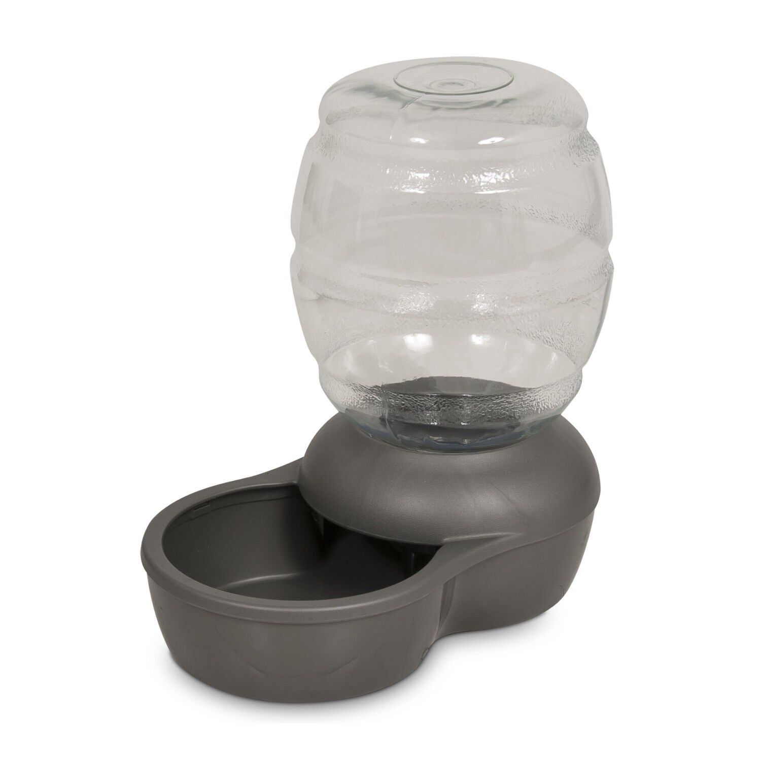 Petmate Replendish Dog & Cat Waterer With Microban, Extra Small, Pearl Silver Grey