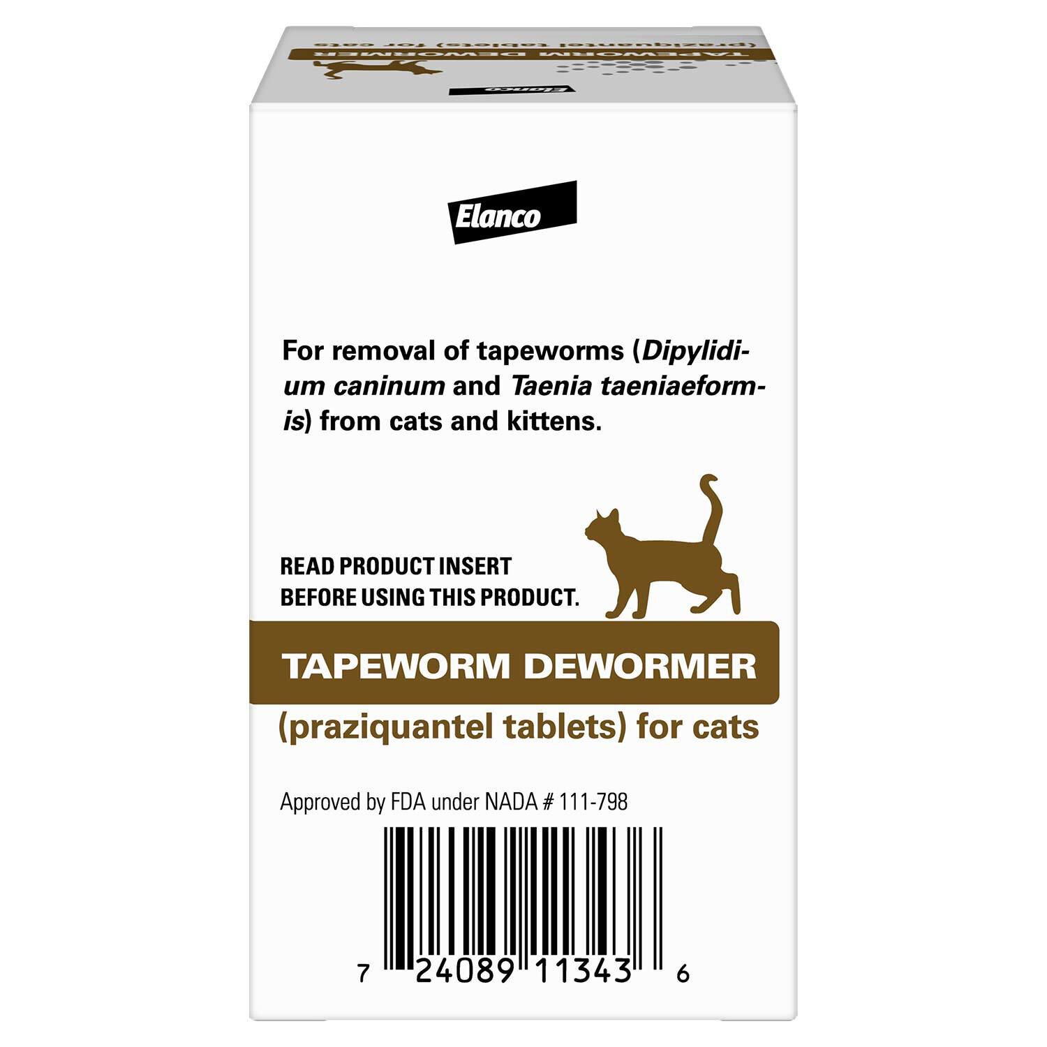 Tapeworm Dewormer For Cats 3count Pet Supermarket