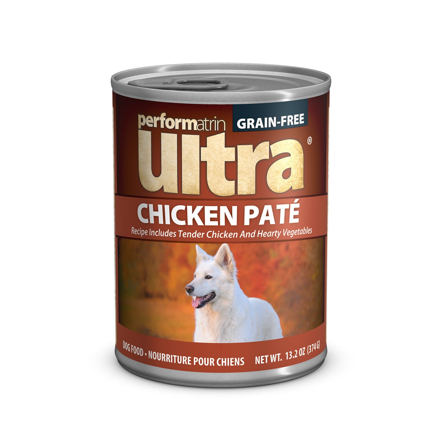 Performatrin Ultra Grain-Free Chicken Pate Wet Dog Food, 13.2-Oz Pack Of 12