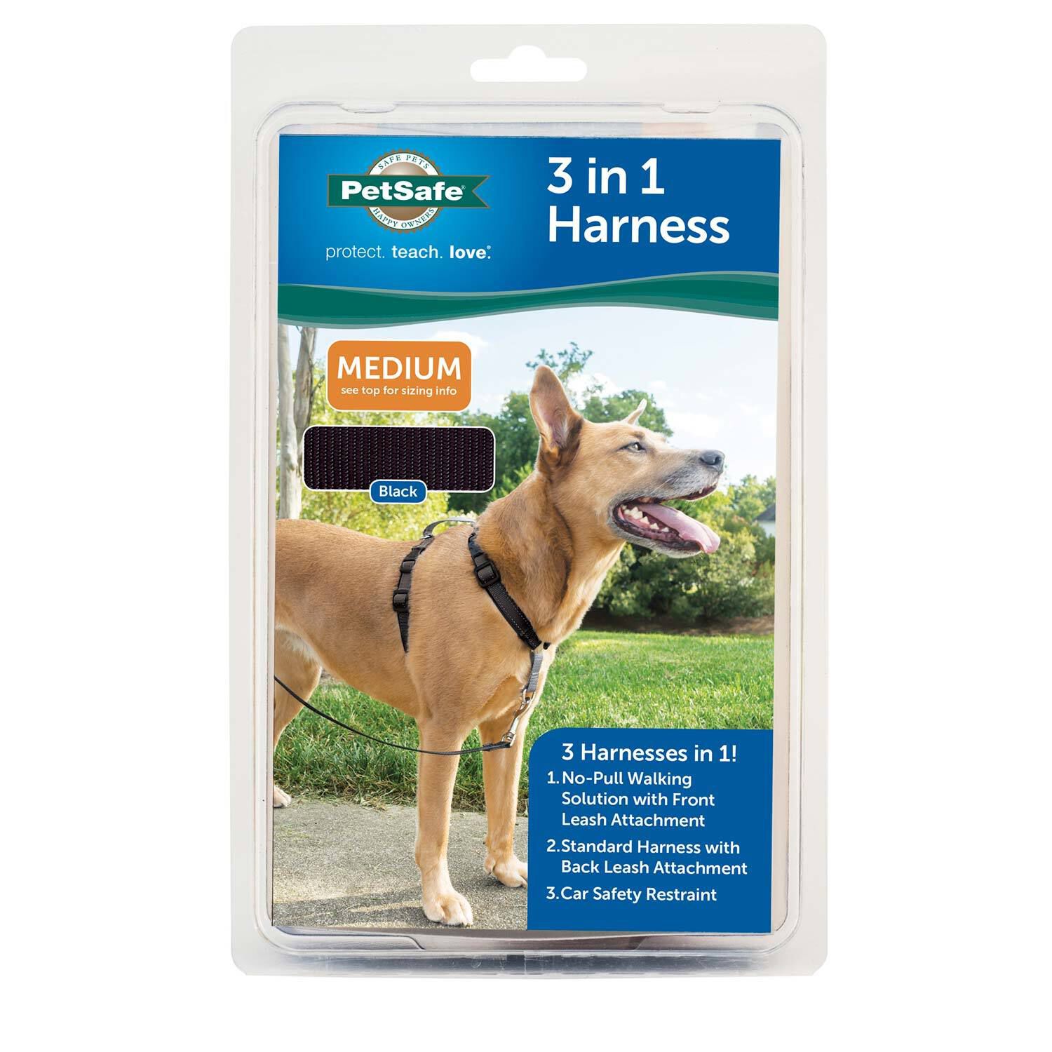 Petsafe&reg; 3 In 1 Harness, Black