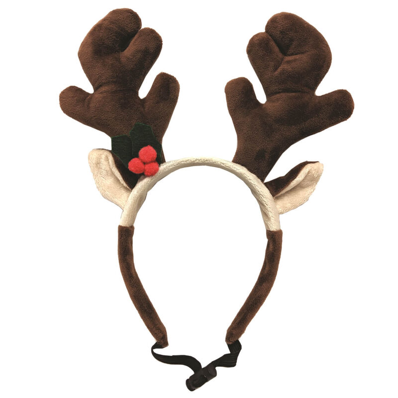 Holiday Antler Headband For Dogs image number 1
