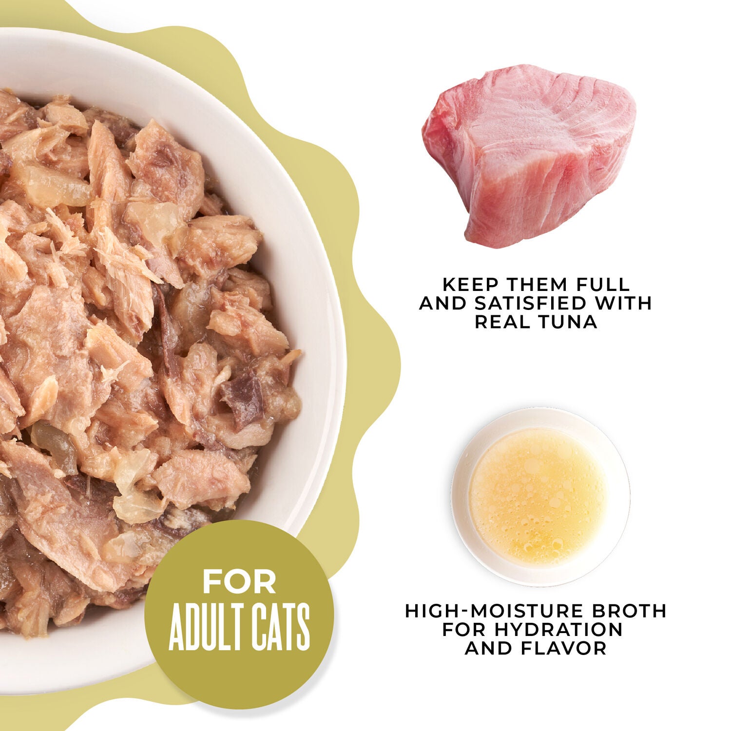 Tiki Cat Gelee Wet Cat Food, Tuna, 2.8 Oz. Pouch
