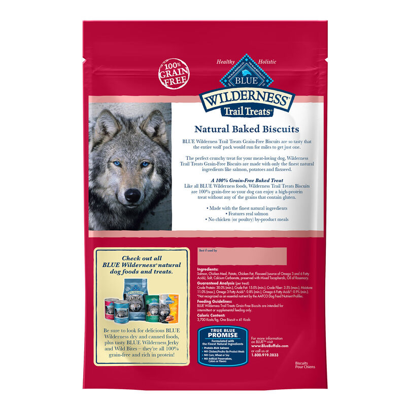 Wilderness Trail Treats Grain Free Biscuits Salmon Recipe Dog Treats image number 2
