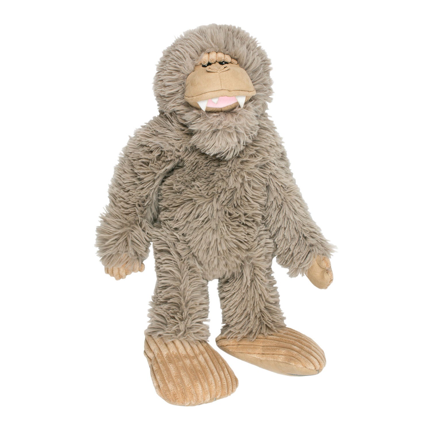 Tall Tails Stuffless Big Foot With Squeaker Plush Dog Toy