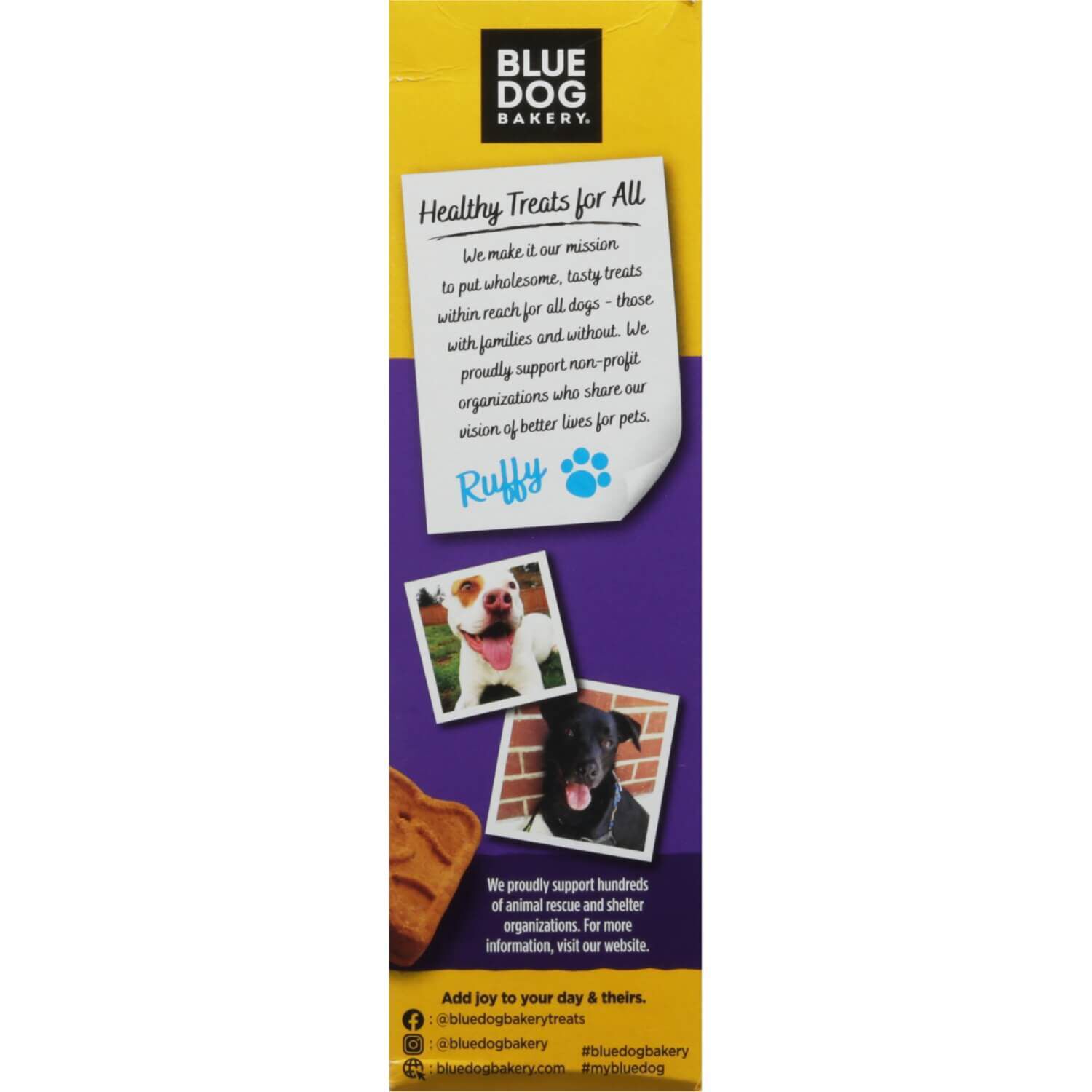 Blue Dog Bakery More Crunch Assorted Flavors Large Dog Treats